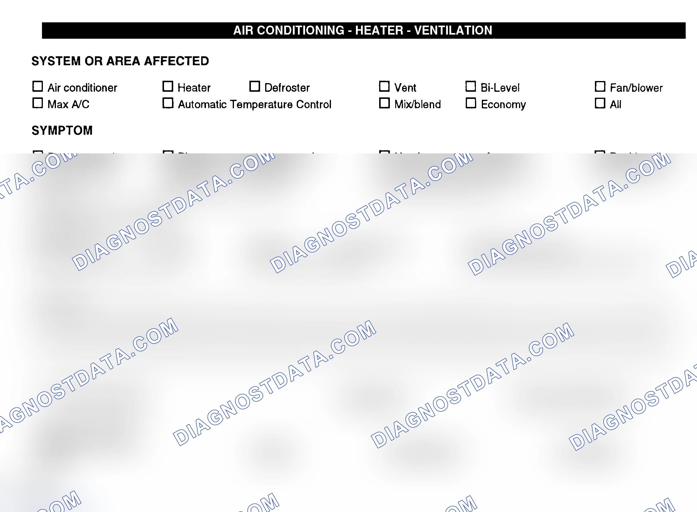 Scheme 8: Air Conditioning, Heater & Ventilation