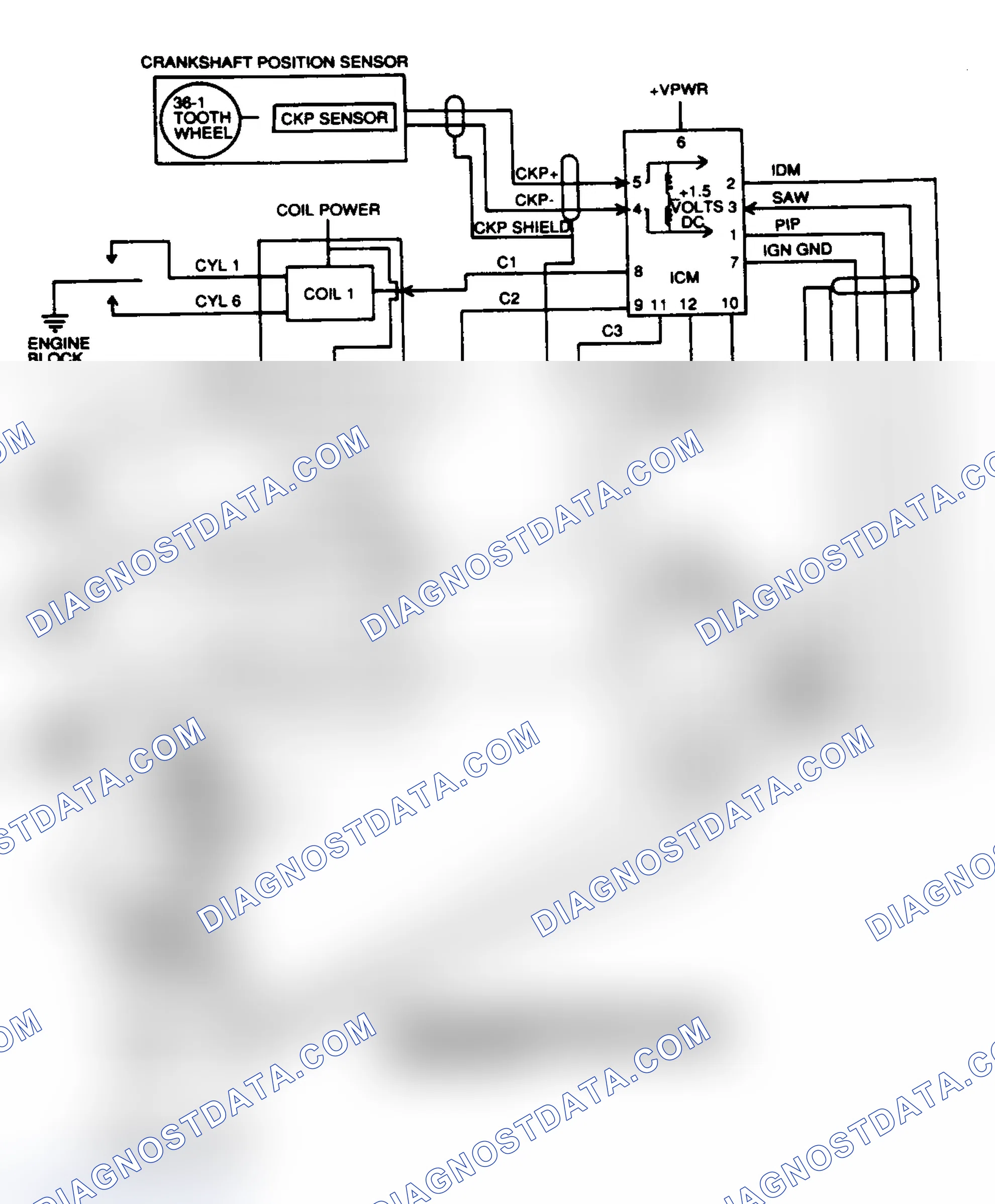 Scheme 203: EI Block Diagram (4.6L)