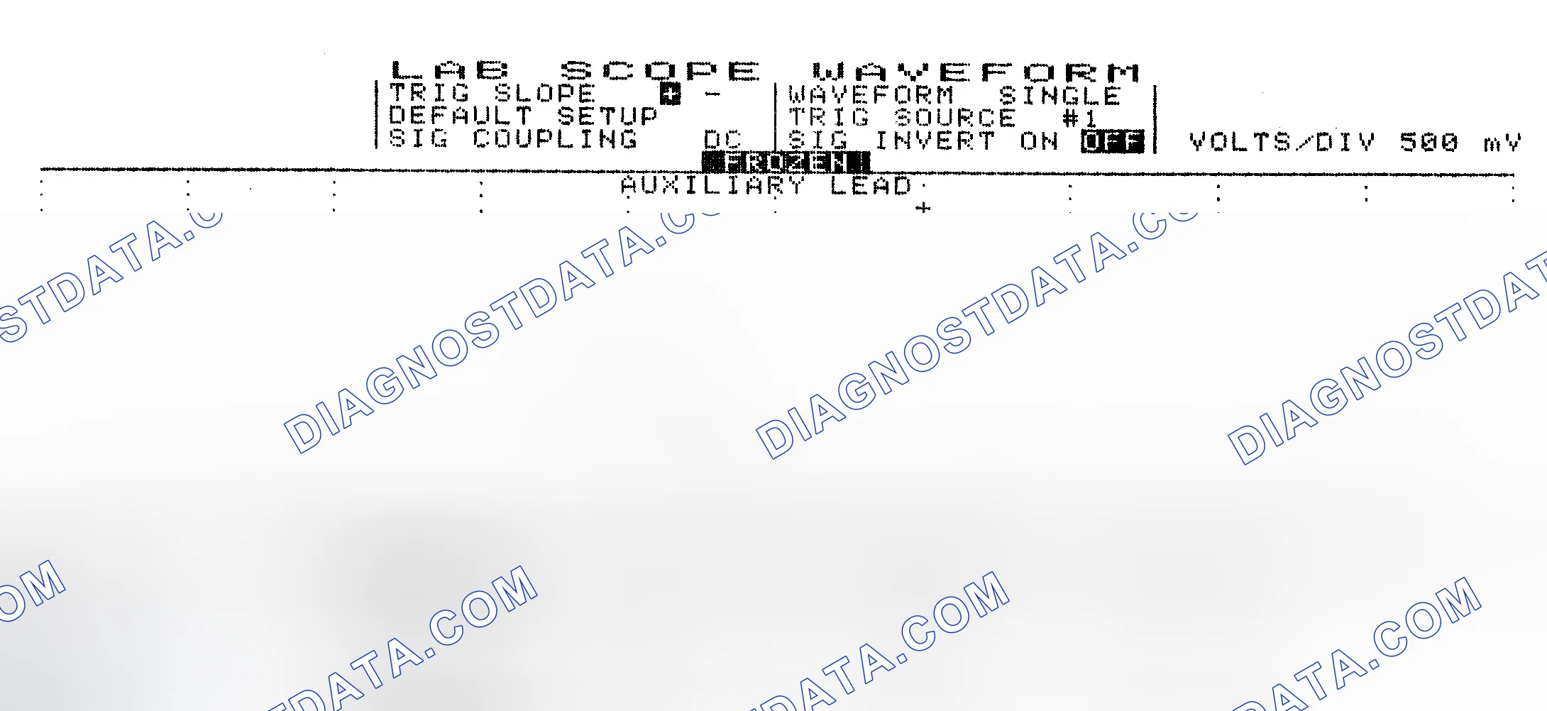 Scheme 10: Single Injector w/Excessive Current Flow - Current Pattern