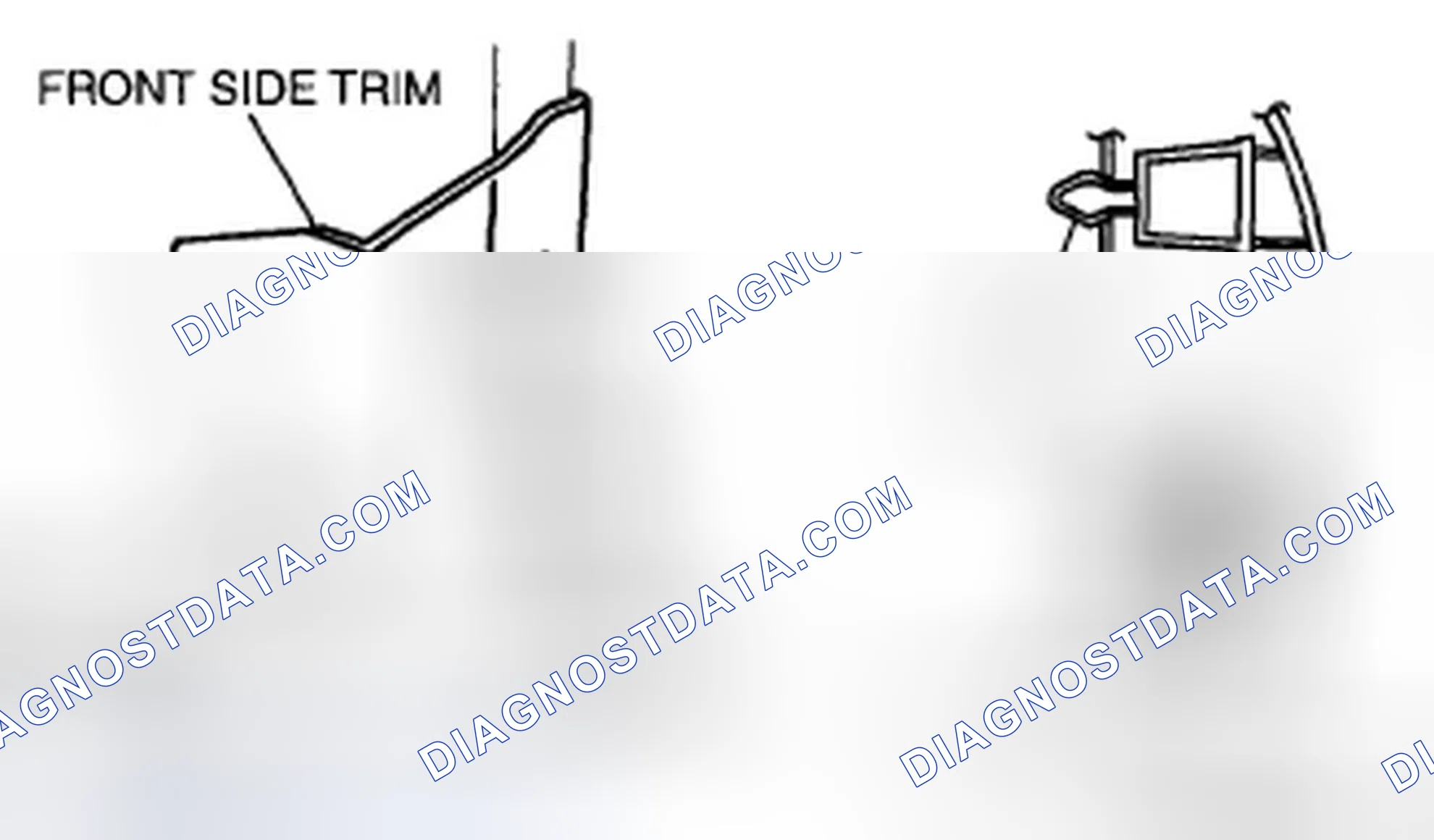 Scheme 50: FRONT SIDE TRIM REMOVAL/INSTALLATION