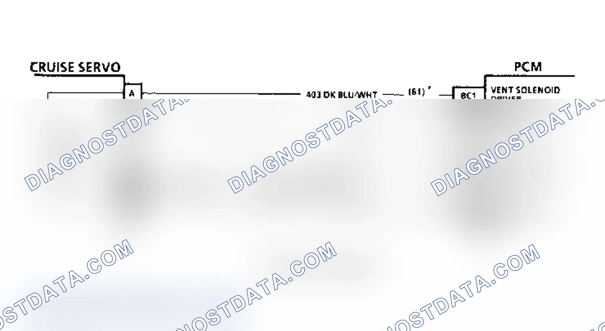 Scheme 122: CODE 61, CRUISE VENT SOLENOID 3.8L