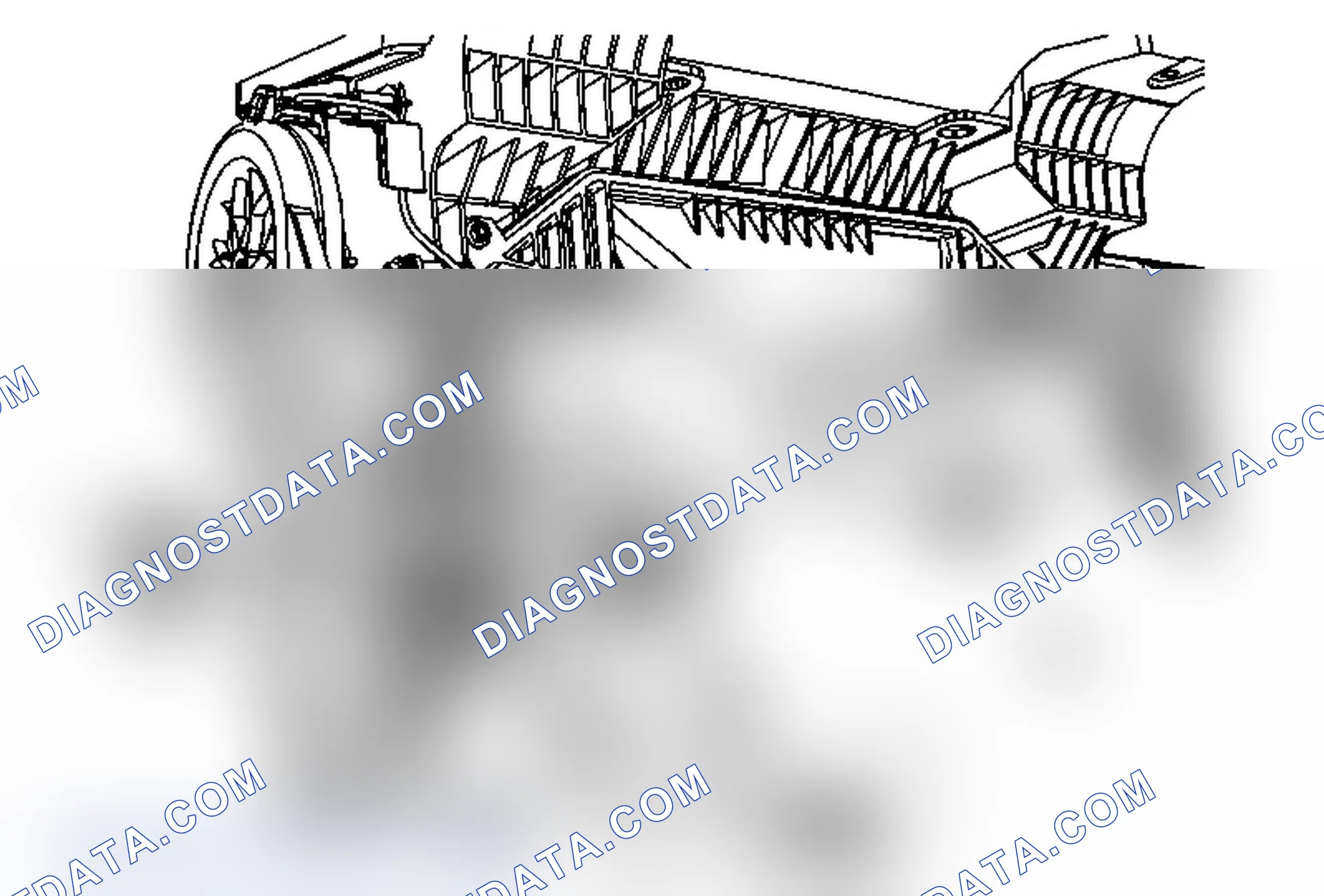 Scheme 66: Duct Air Temperature Sensor Replacement - Lower Left Side