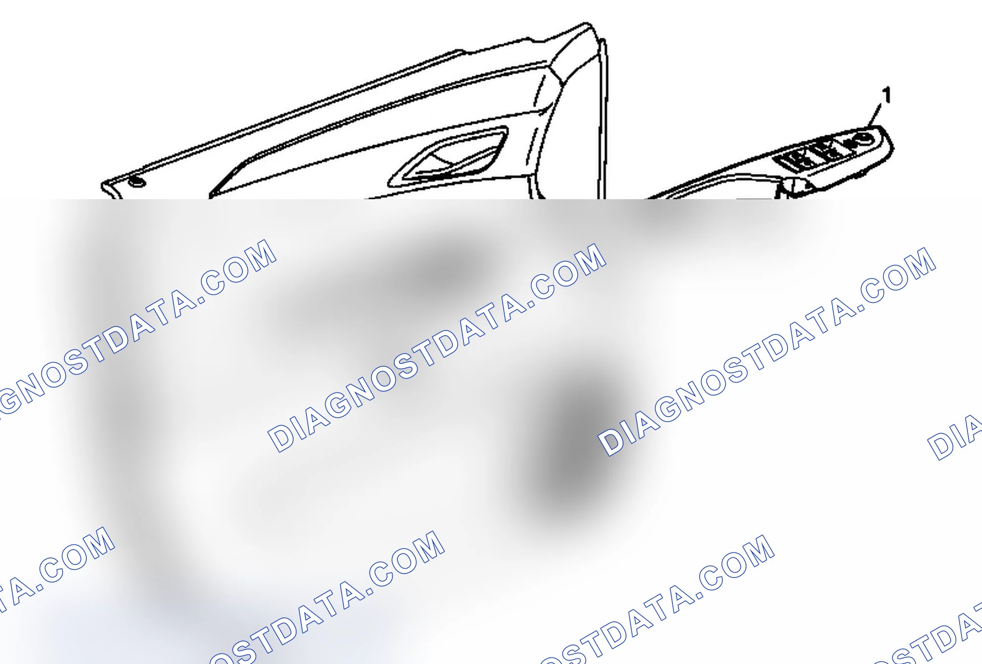 Scheme 17: Front Side Door Accessory Switch Mount Plate Replacement