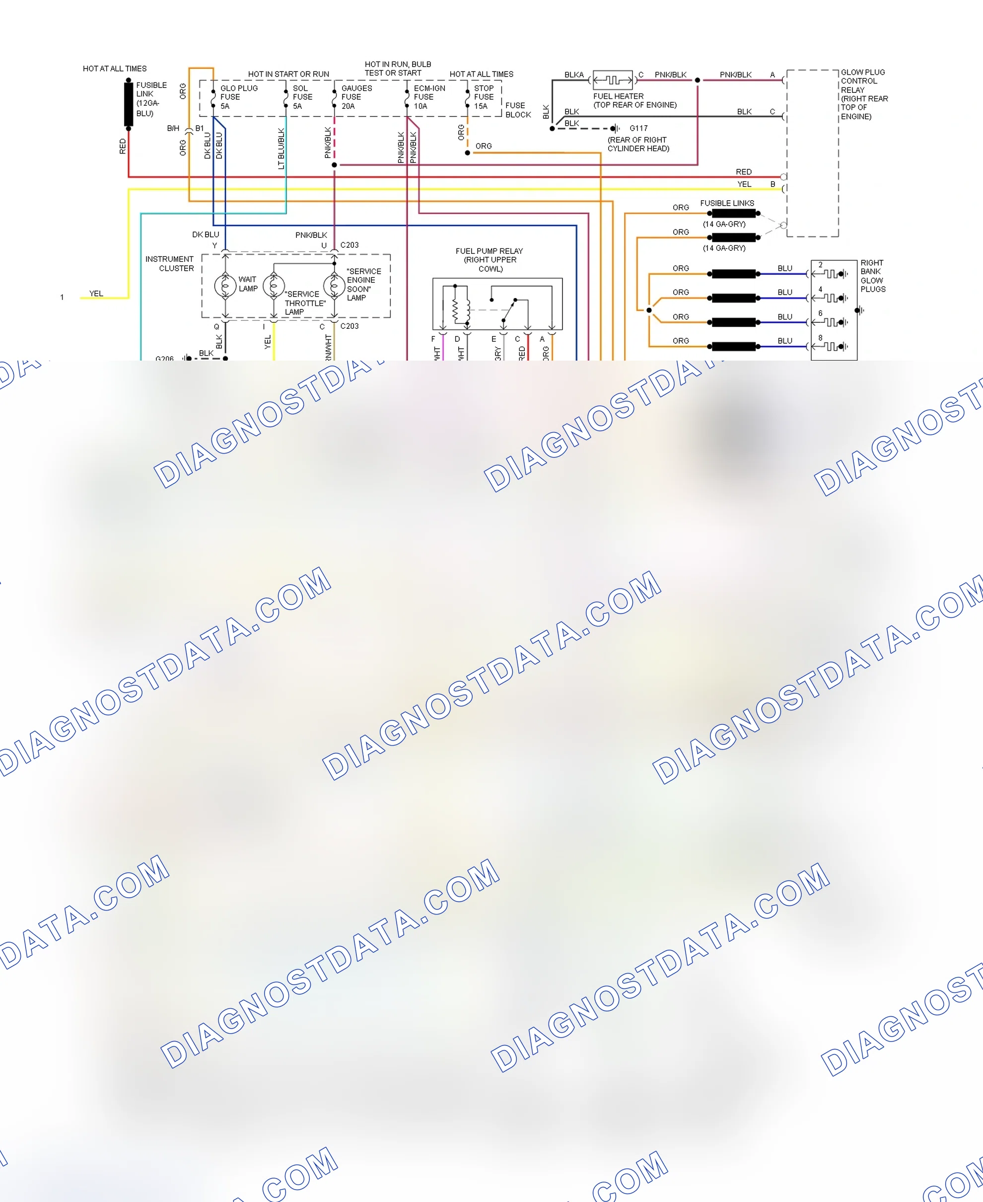 Scheme 373: Wiring Diagram (Blazer, Pickup, Sierra, Suburban & Yukon - With 4L60-E - 2 Of 2)