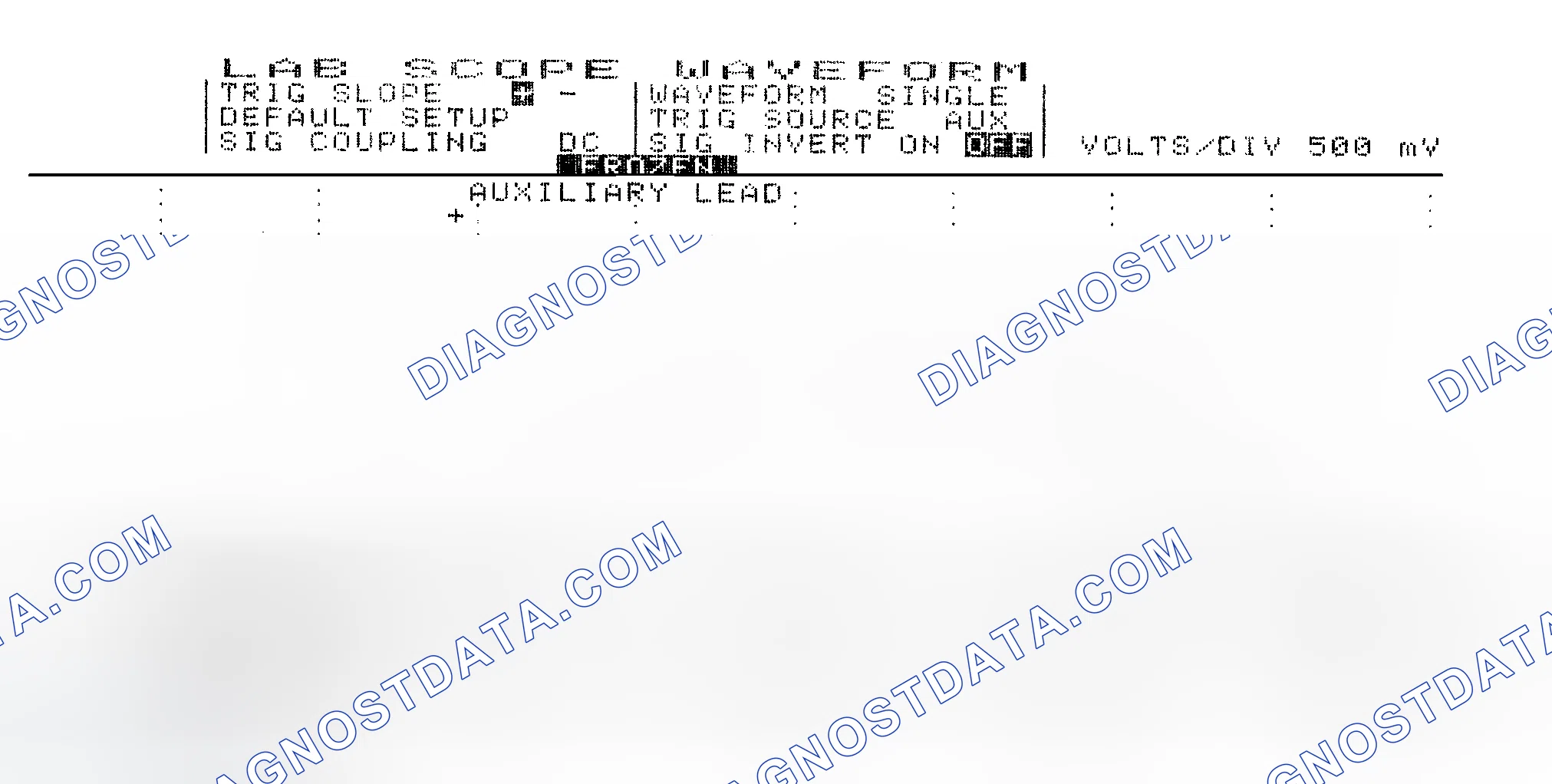 Scheme 14: Single Injector w/Excessive Current Flow - Current Pattern