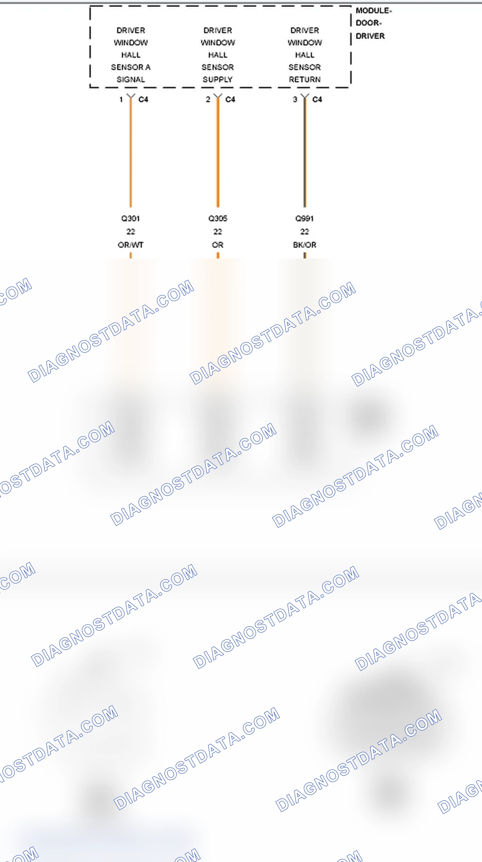 Scheme 81: B1857-11-DRIVER WINDOW POSITION SENSOR POWER SUPPLY - CIRCUIT SHORT TO GROUND