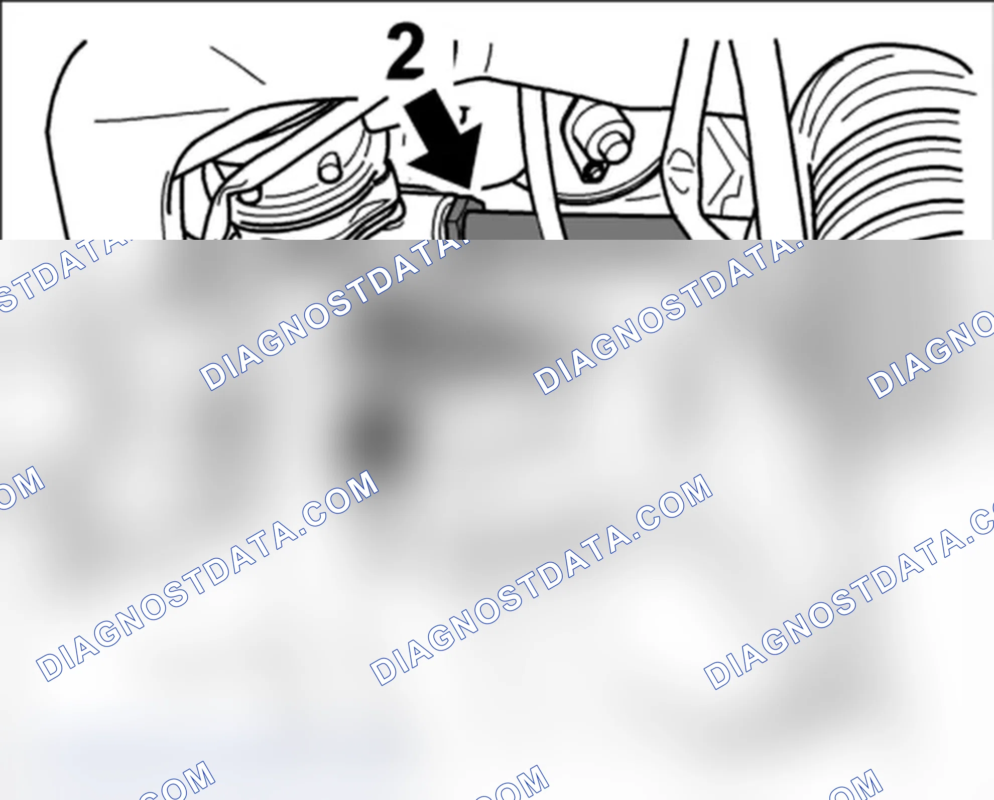 Scheme 11: Removing knock sensor, cylinder bank 1-3