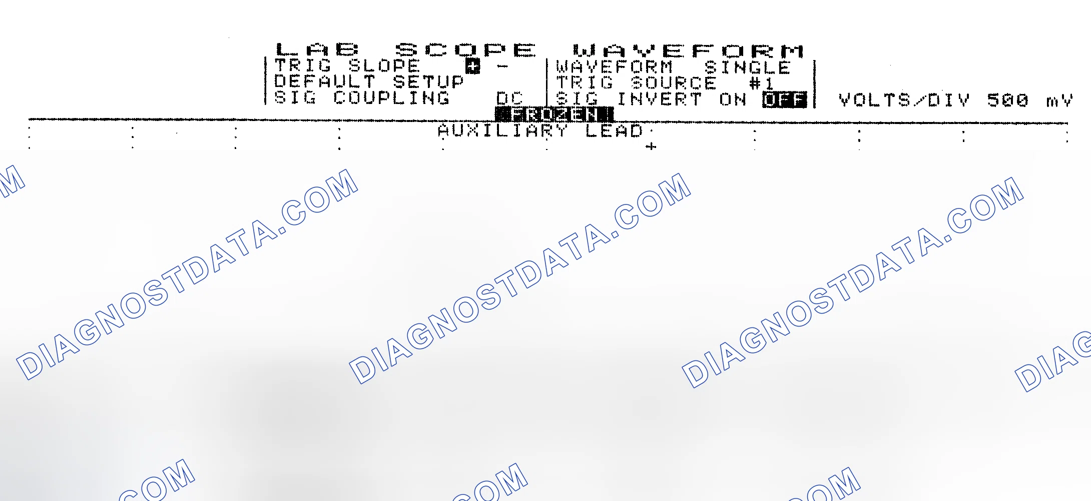 Scheme 10: Single Injector w/Excessive Current Flow - Current Pattern