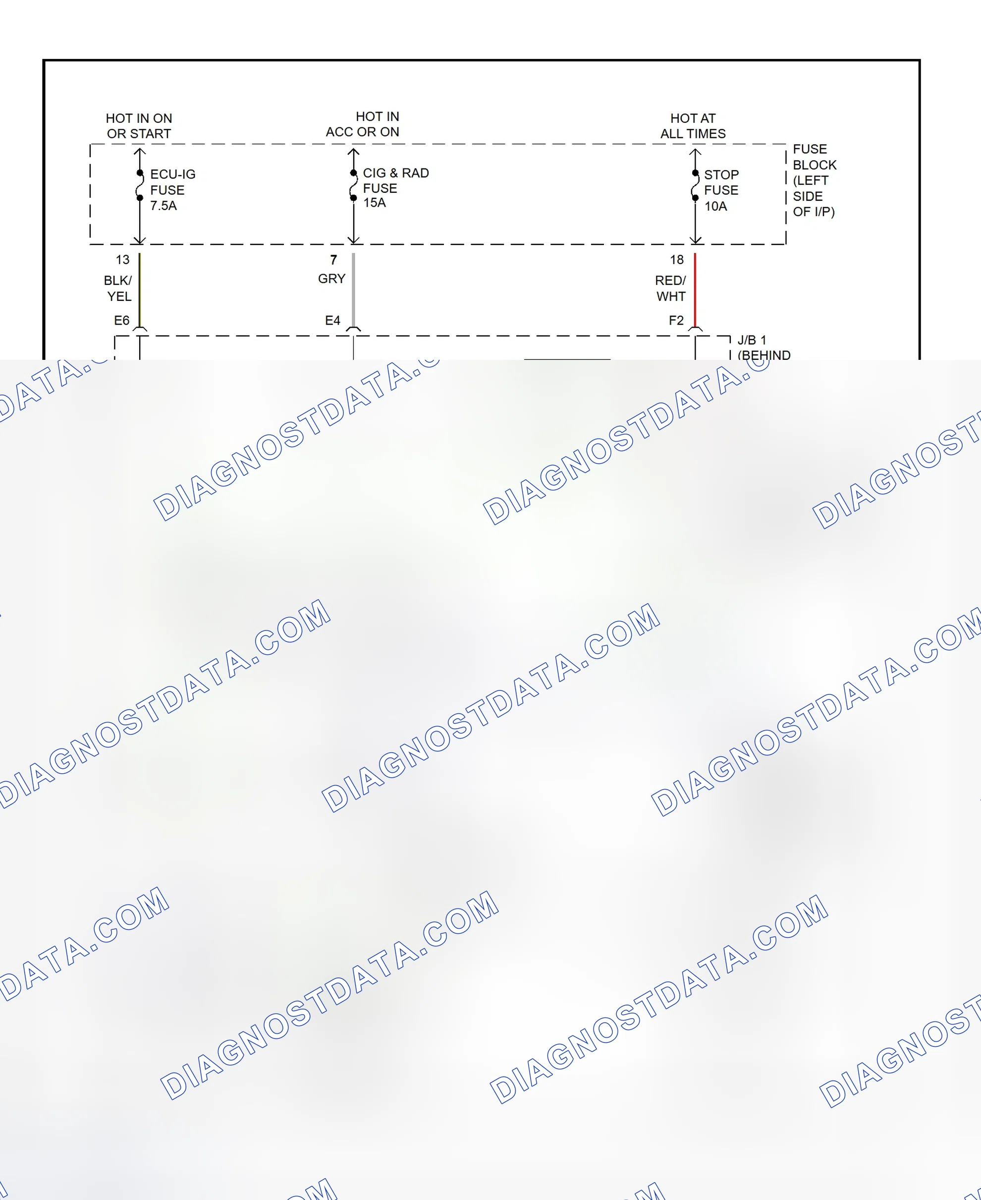 Scheme 58: Shift Interlock System Wiring Diagram (1997 RAV4)