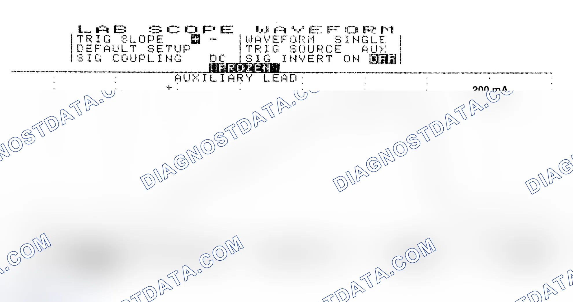 Scheme 13: Single Injector w/Normal Current Flow - Current Pattern