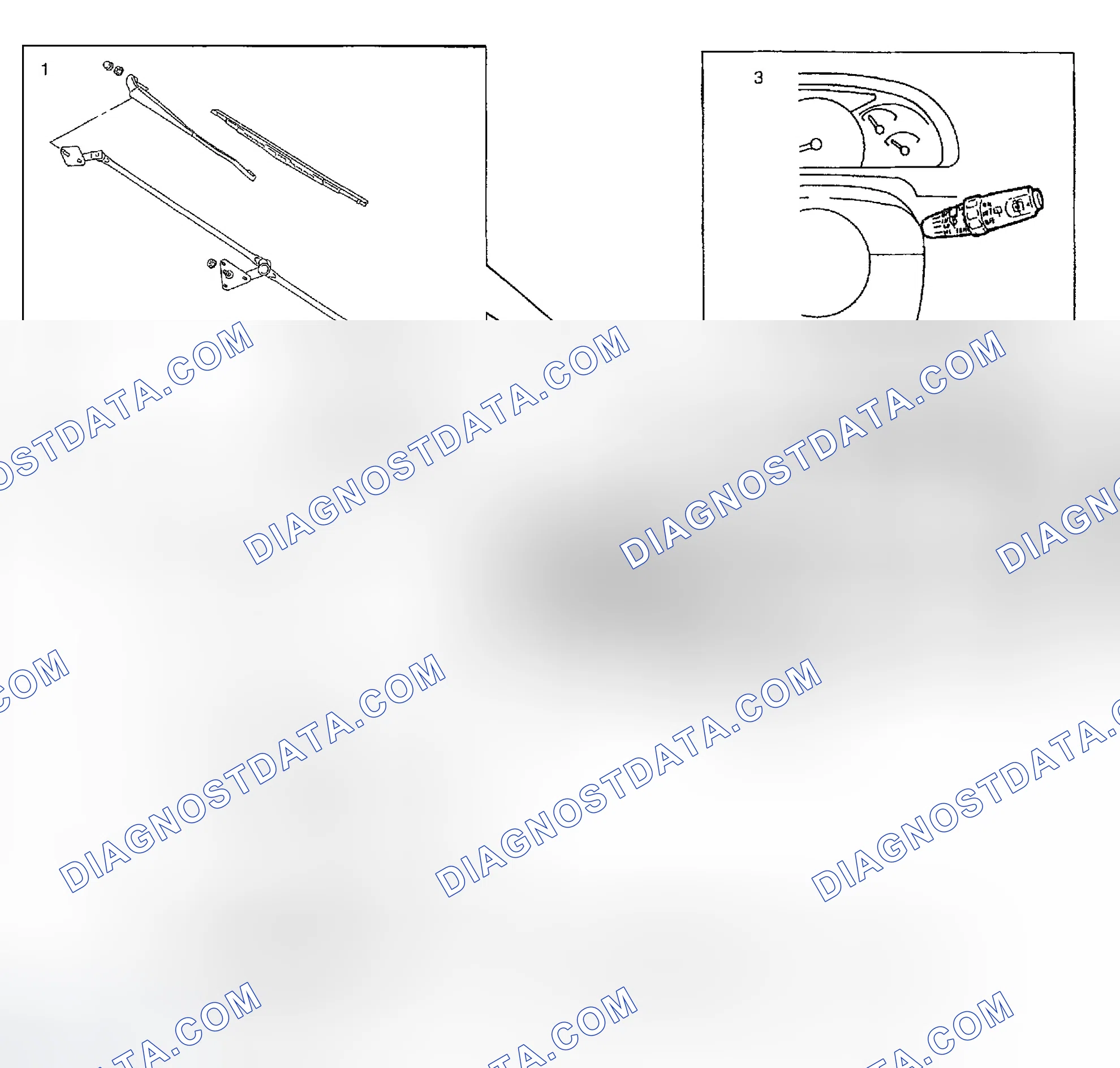 Scheme 1: FRONT WIPER AND WASHER LOCATION
