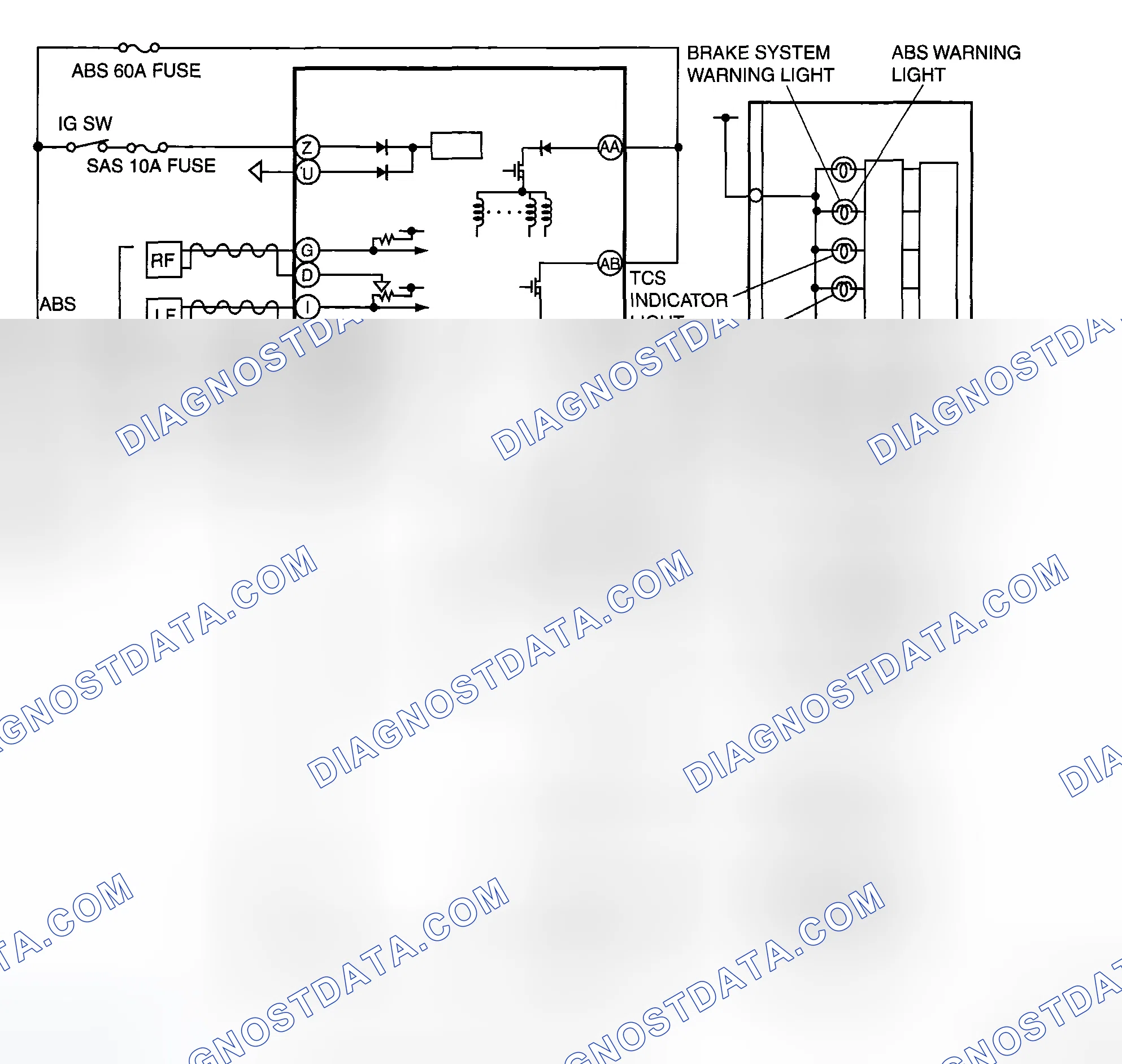 Scheme 23: ABS/TCS SYSTEM WIRING DIAGRAM
