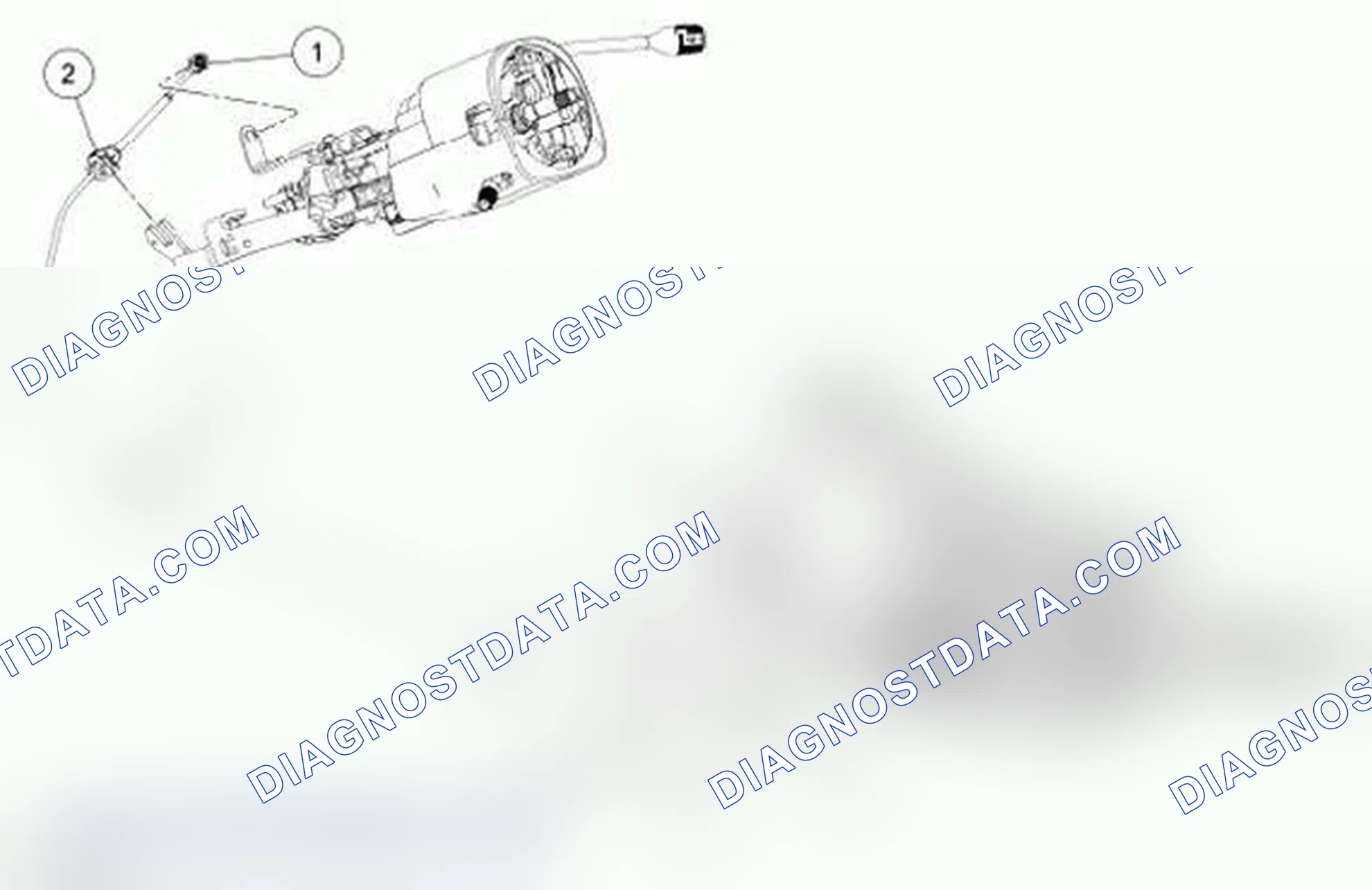 Scheme 350: Selector Lever Cable and Bracket - 4R70E, 4R75E