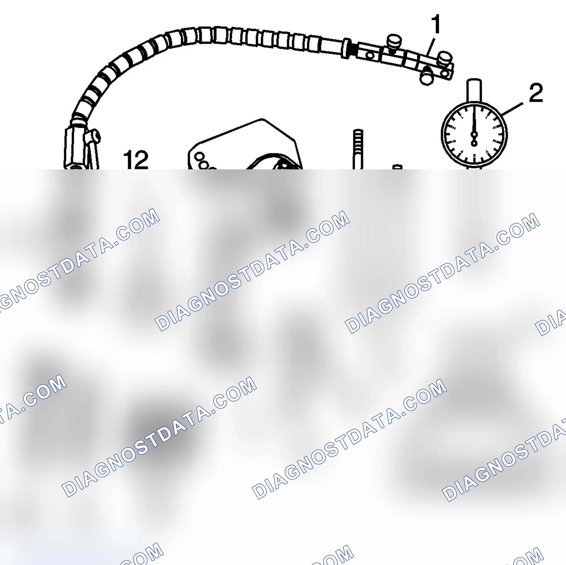 Scheme 180: Measuring Connecting Rod Bearing Clearance - Using J 43690/J 43690-100