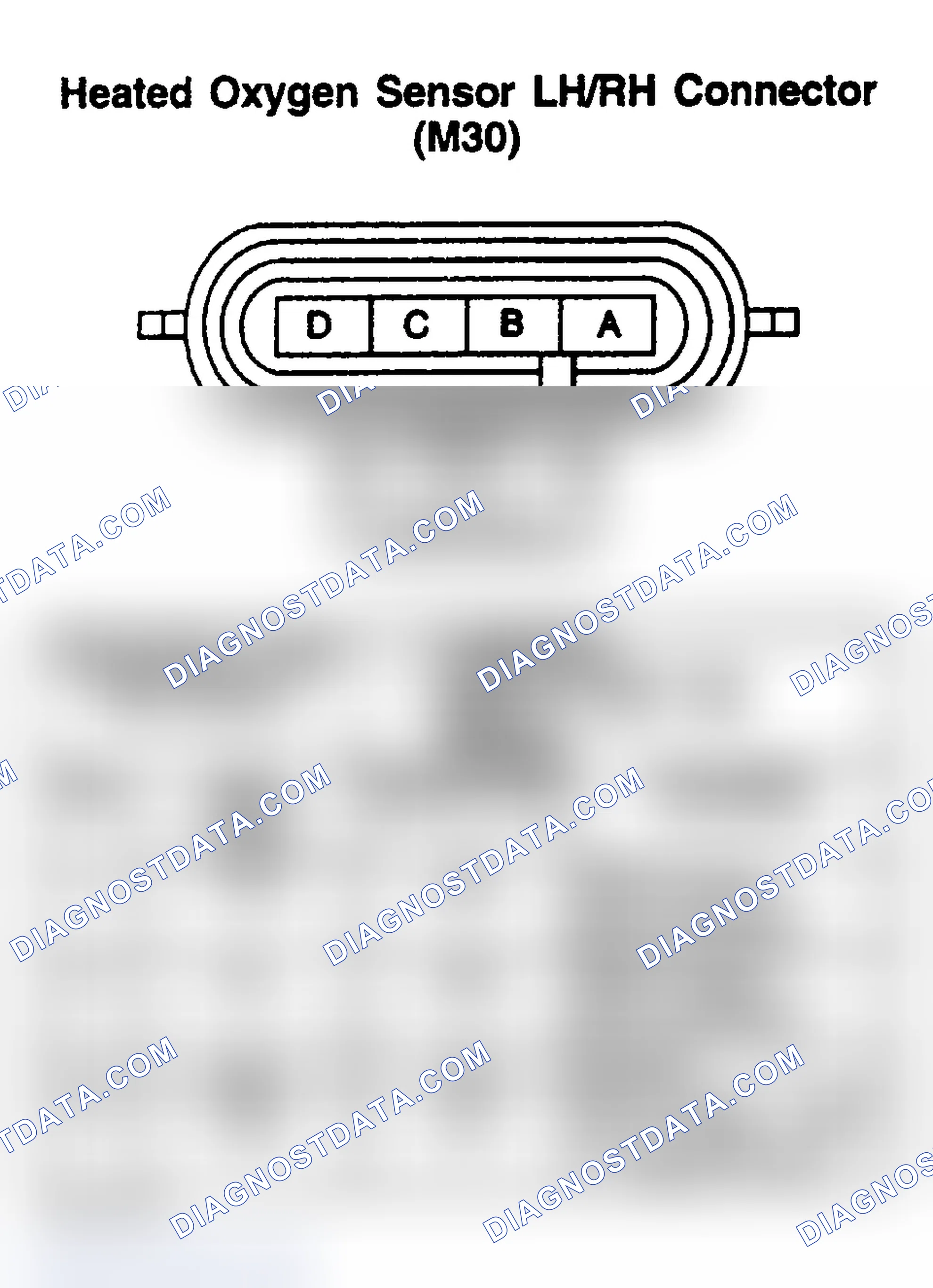 Scheme 177: HEATED OXYGEN SENSOR LH/RH (M30)