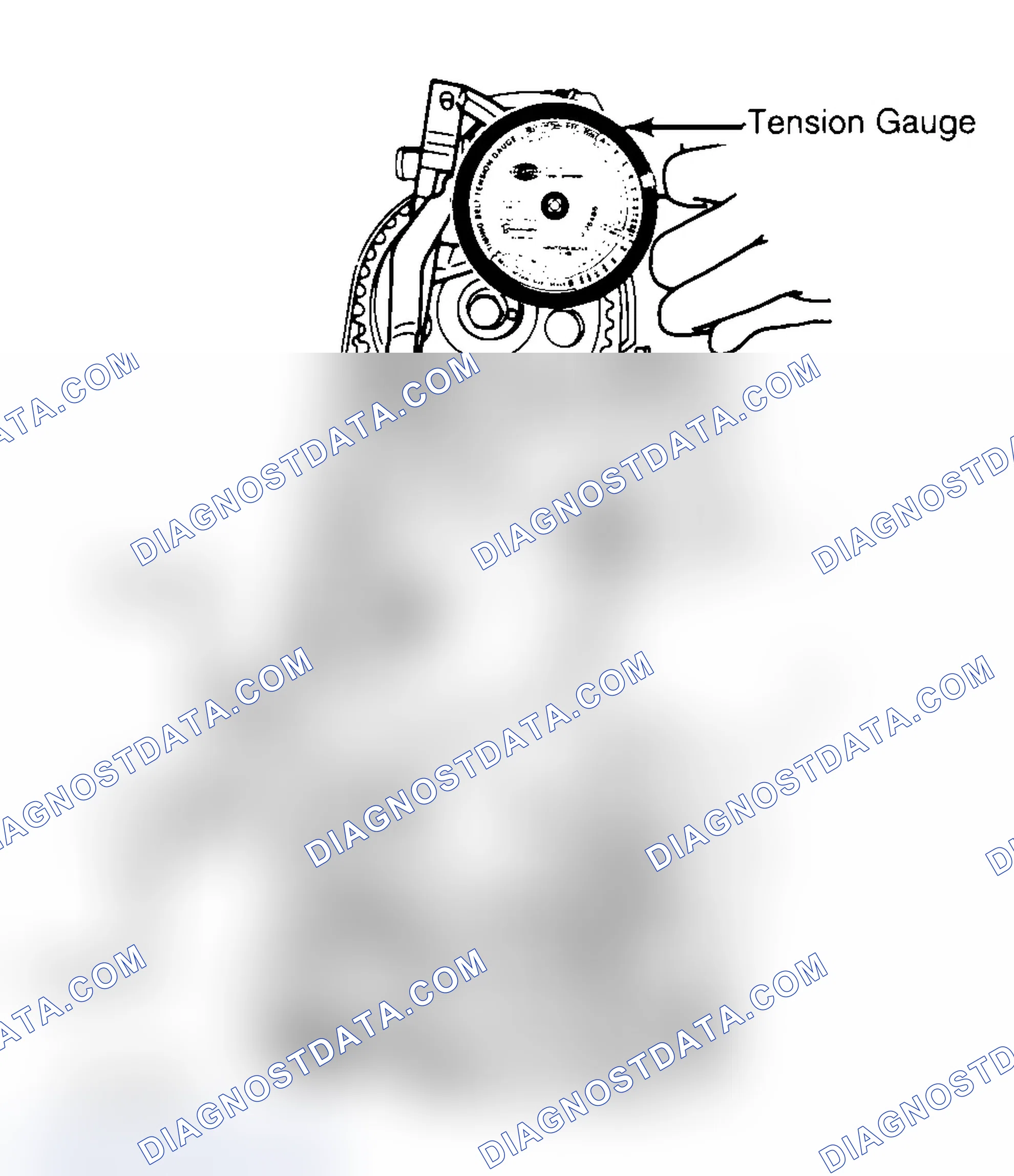 Scheme 28: Adjusting Typical Timing Belt Tension