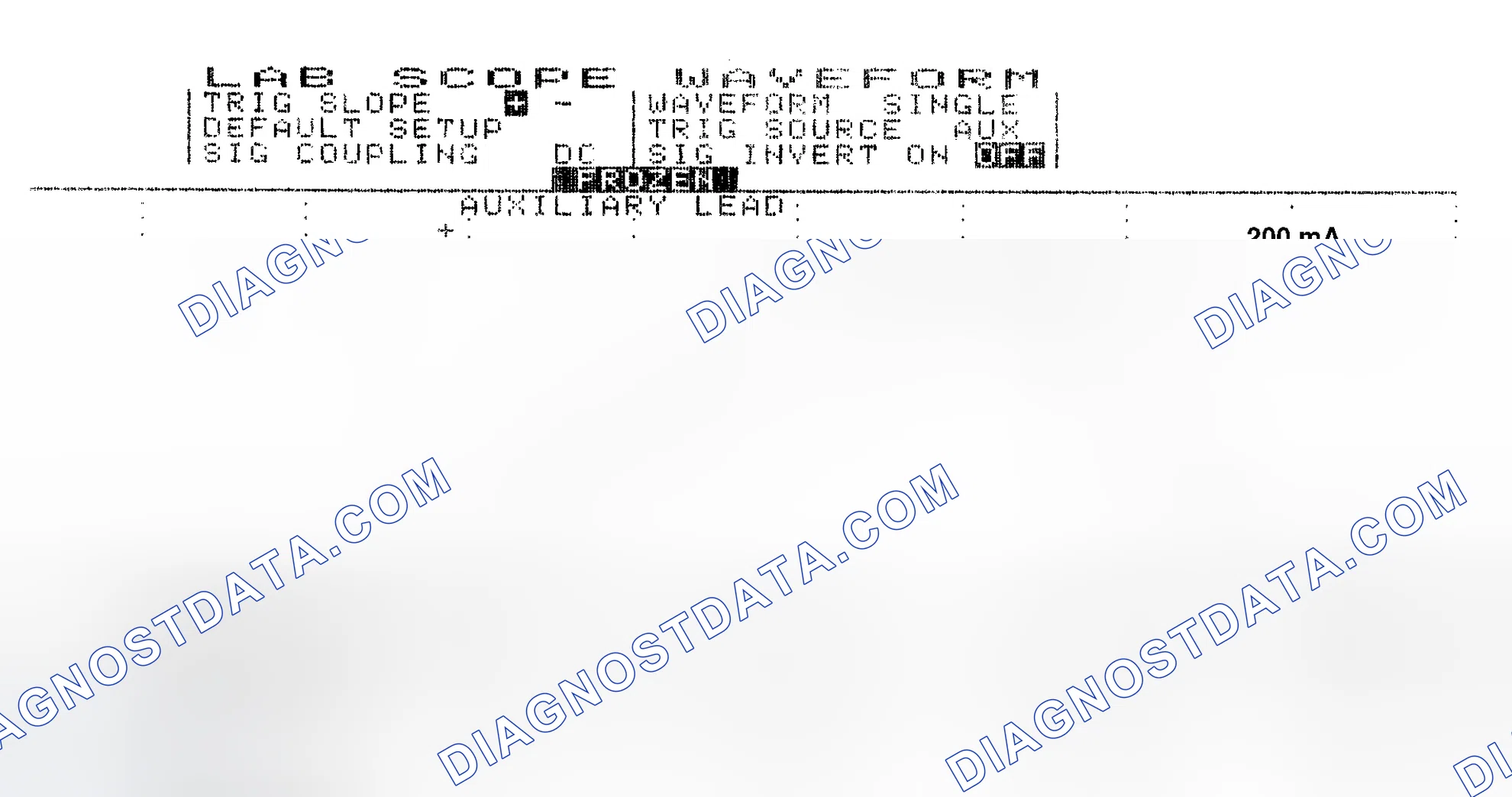 Scheme 13: Single Injector w/Normal Current Flow - Current Pattern
