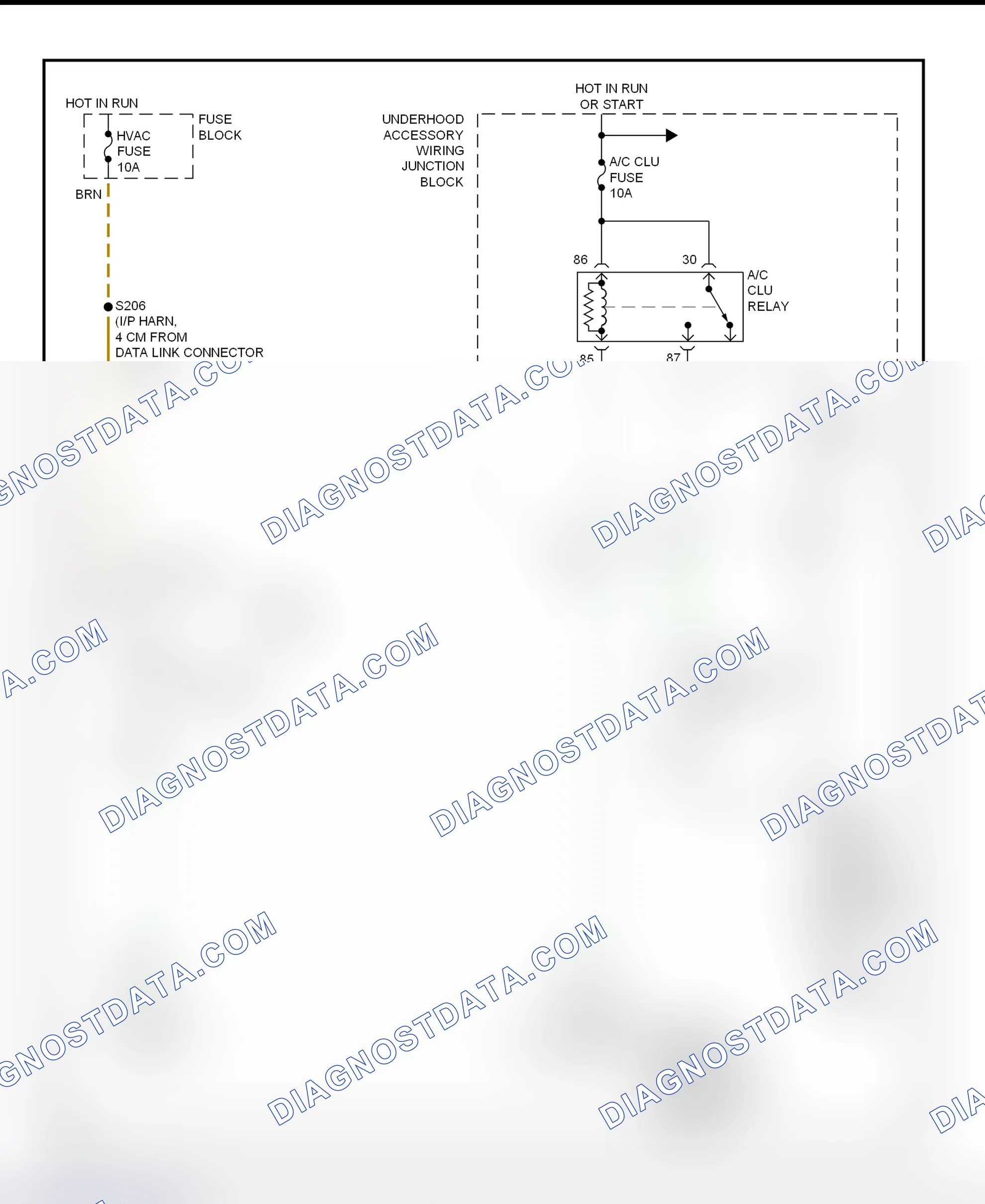 Scheme 60: A/C Compressor Clutch Control Circuit Wiring Diagram (2000 Grand Prix)
