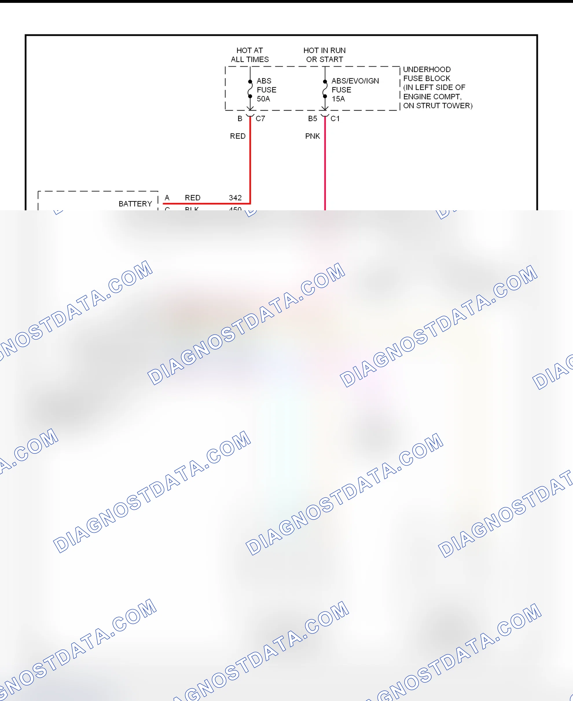 Scheme 4: Electronic Steering Wiring Diagram (Alero & Grand Am)