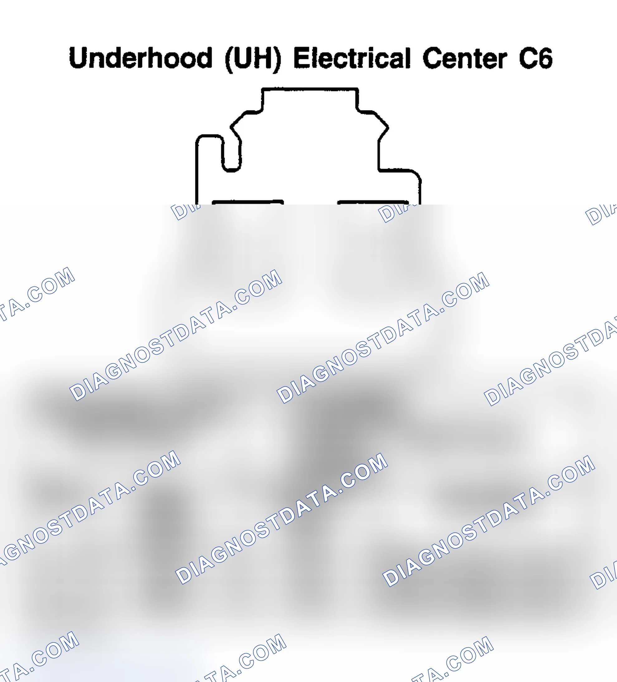 Scheme 99: UNDERHOOD (UH) ELECTRICAL CENTER C6