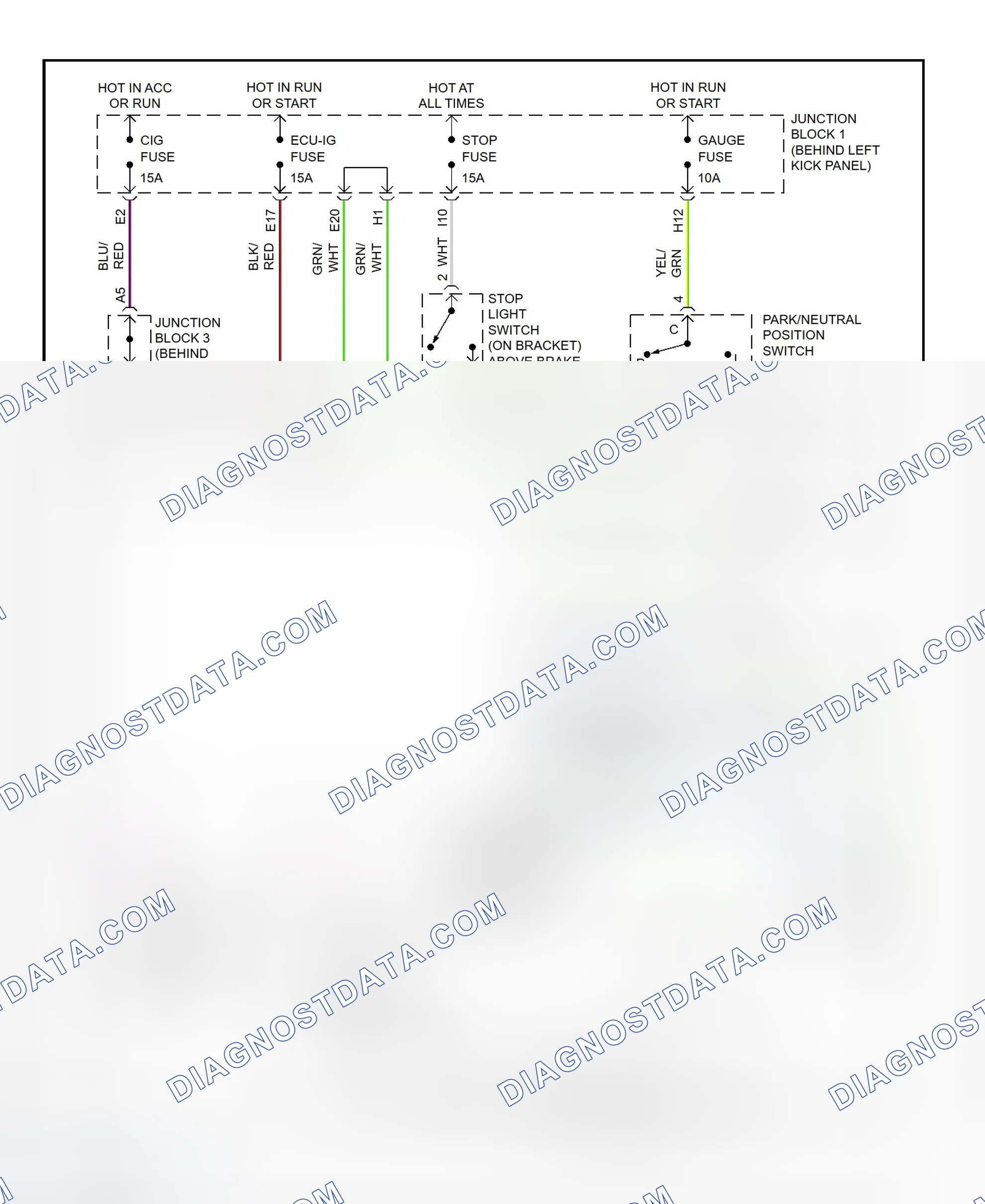 Scheme 158: Shift Lock System Wiring Diagram (Lexus SC300 & SC400)