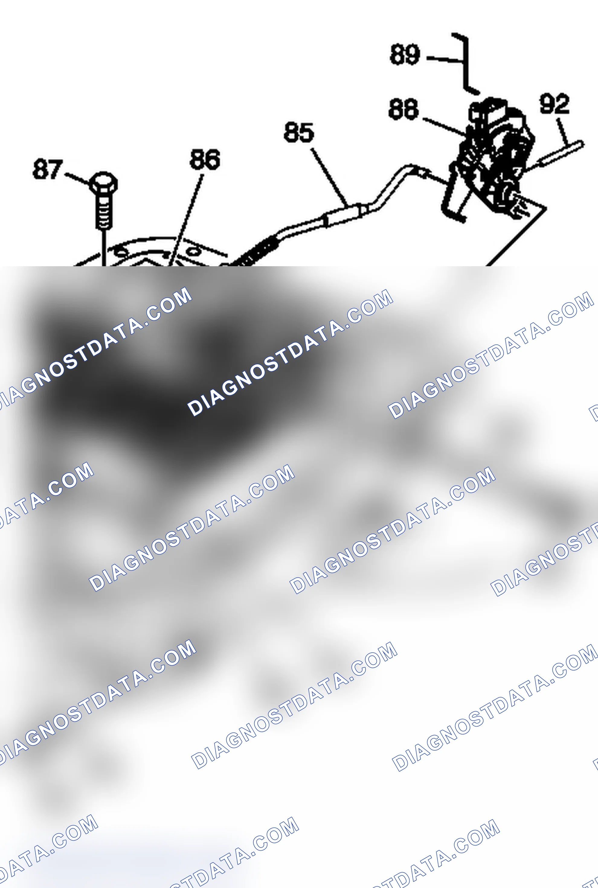 Scheme 175: Parking Lock and Manual Shift Detent Lever with Shaft Position Switch Assembly