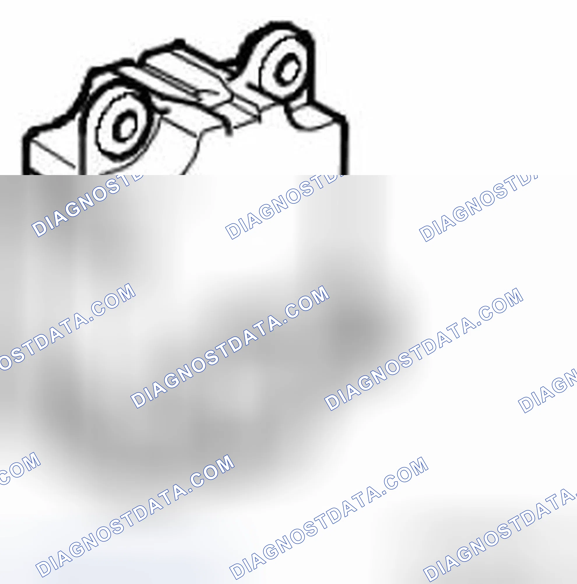 Scheme 629: Left panel, air distribution flap stepping motor (716LH)