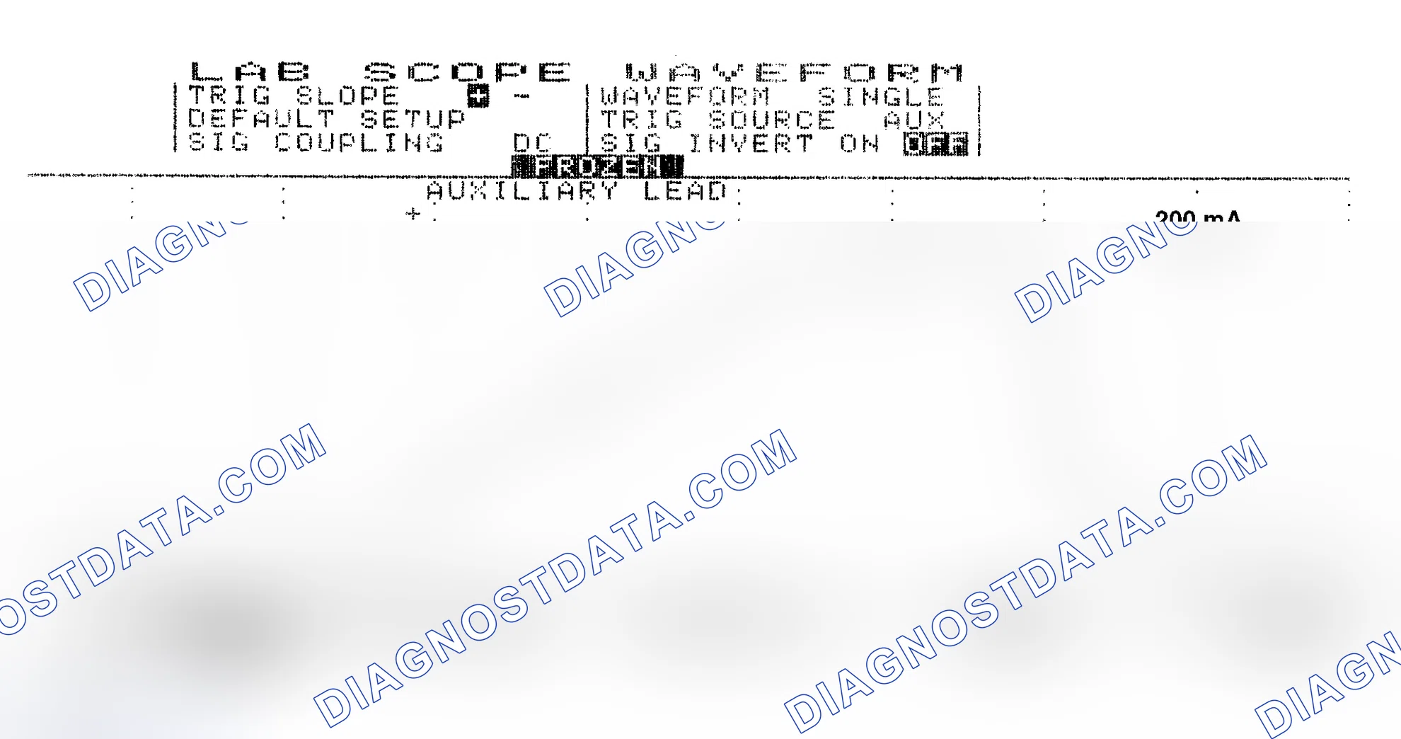 Scheme 13: Single Injector w/Normal Current Flow - Current Pattern