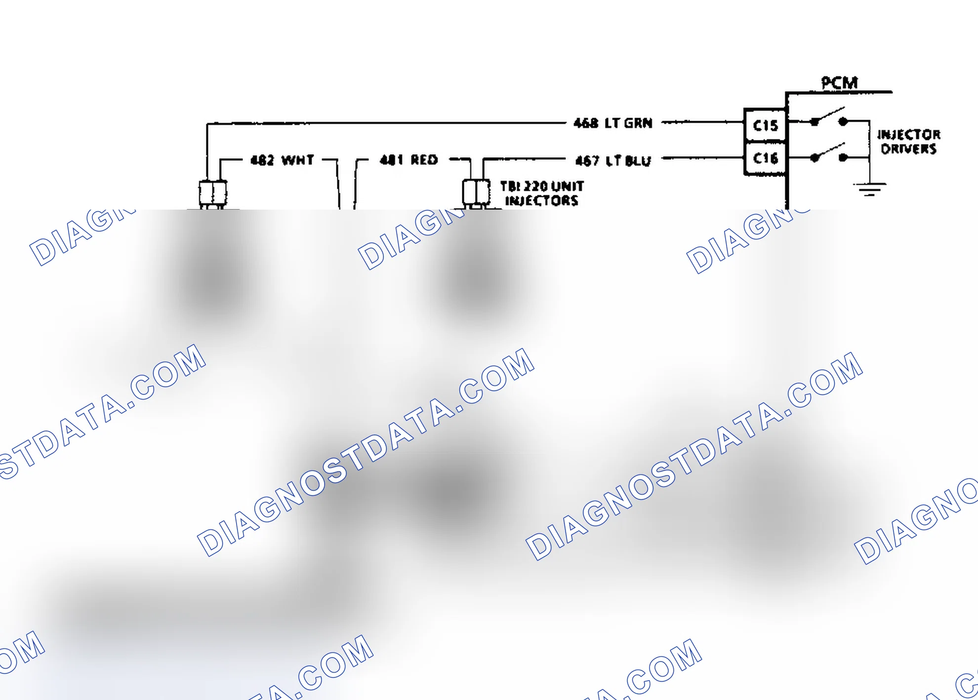 Scheme 3: HEI Ignition & Injector Circuits (2.8L, 4.3L TBI, 5.0L, 5.7L & 7.4L With 4L80-E Transmission)