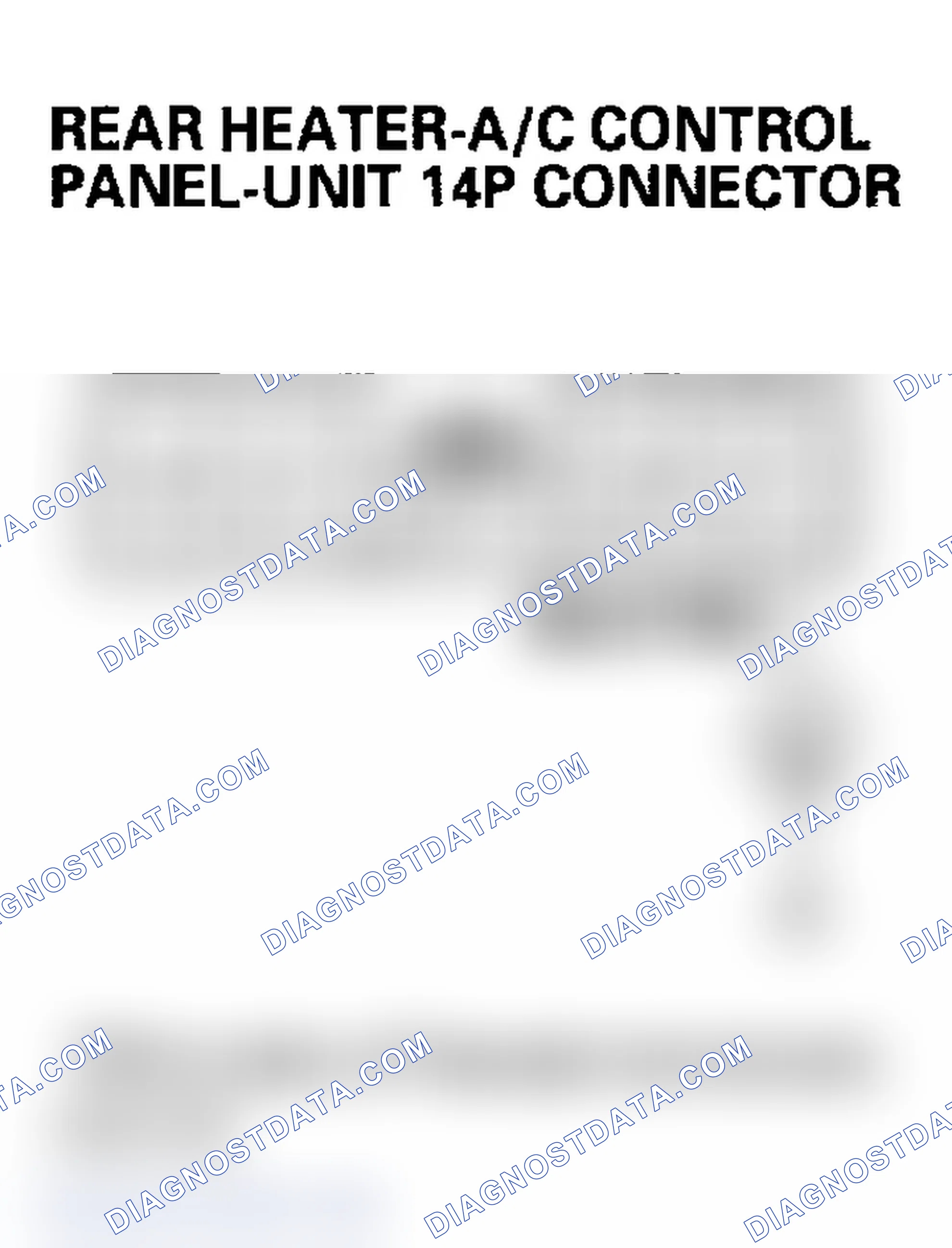 Scheme 24: Rear Heater-A/C Control Power and Ground Circuit Troubleshooting