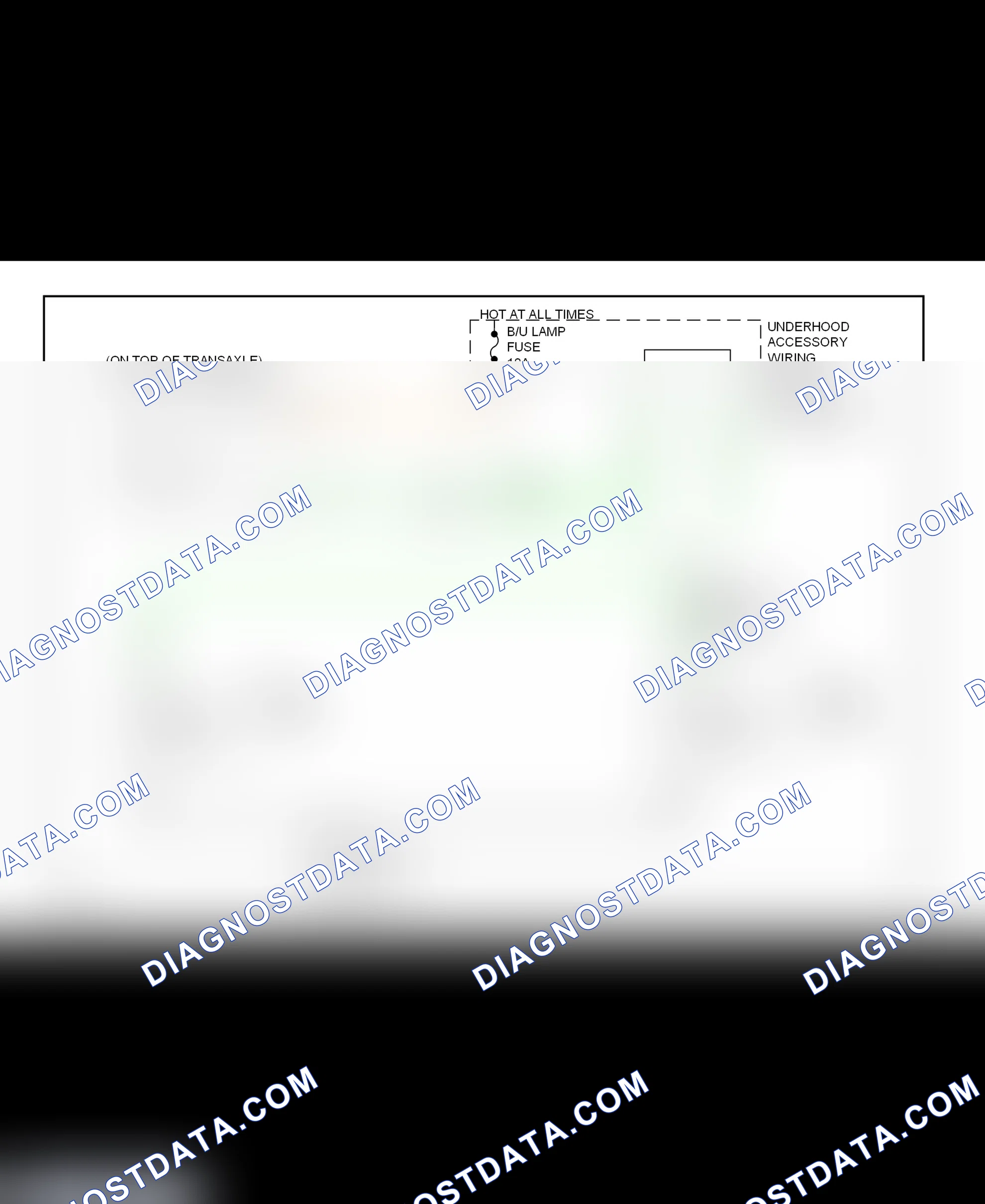 Scheme 66: Back-Up Lights Wiring Diagram (Montana, Silhouette & Venture)