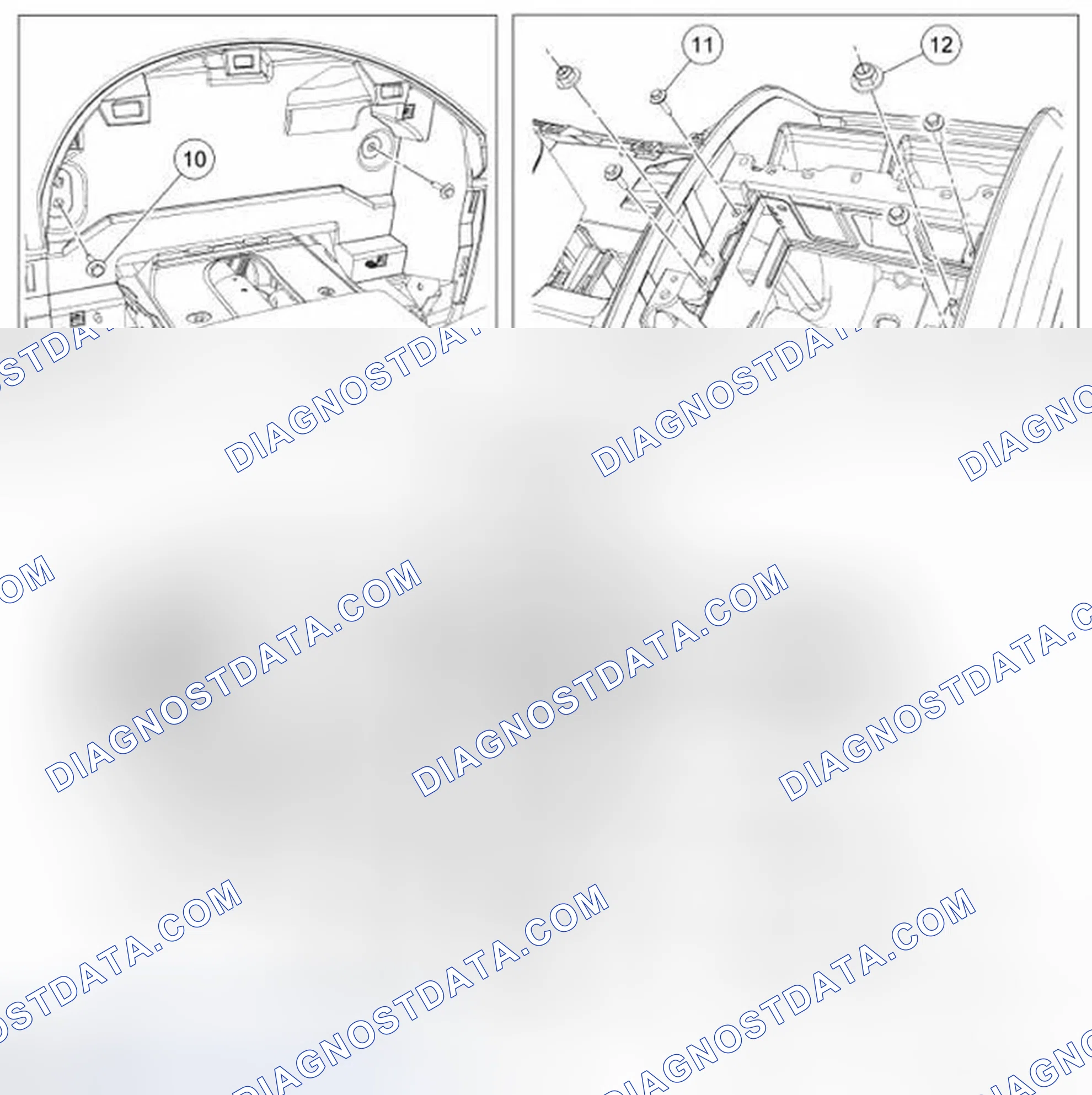 Scheme 218: Instrument Panel Air Distribution Ducts