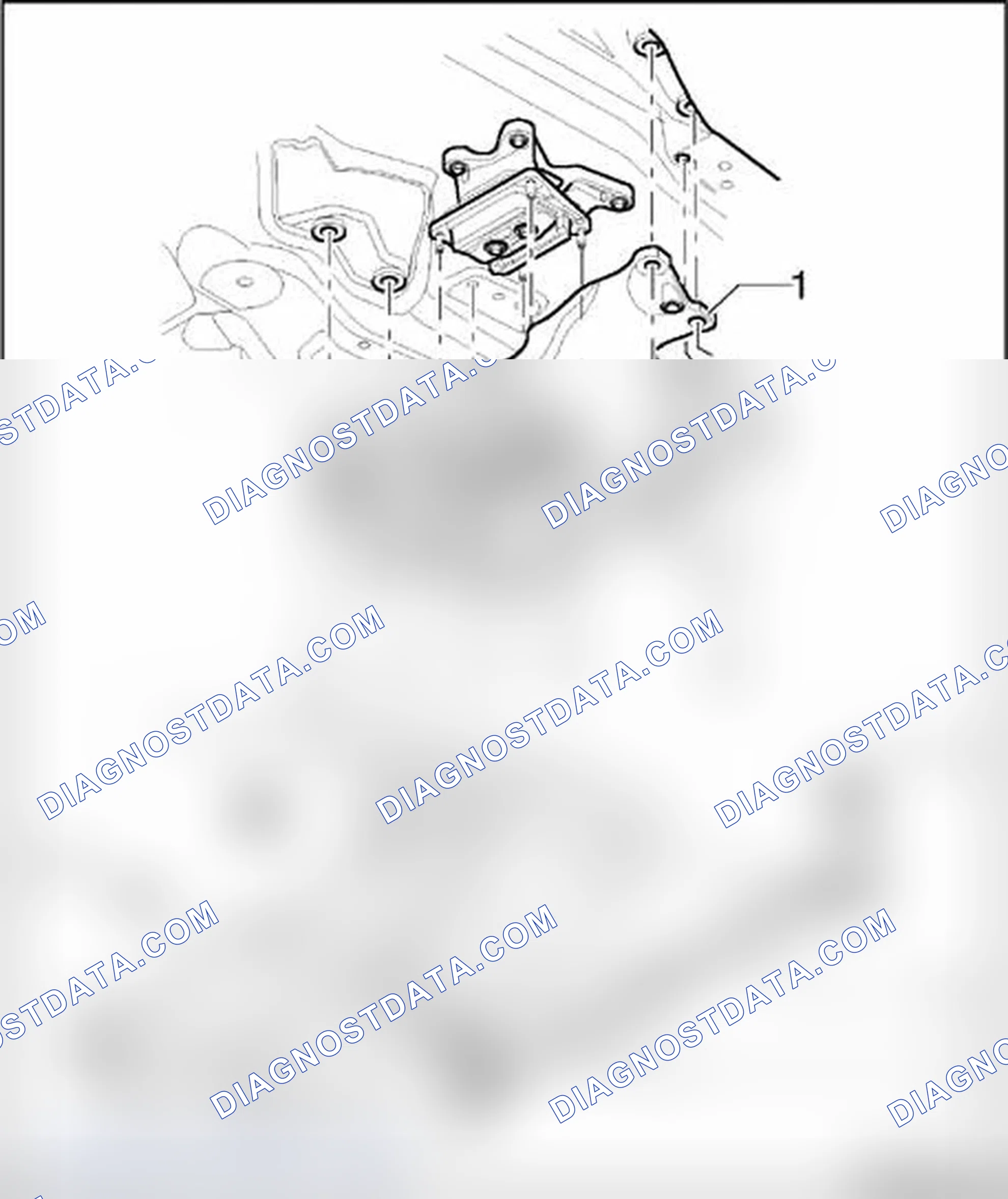 Scheme 145: Tunnel cross member, dome brace, assembly overview