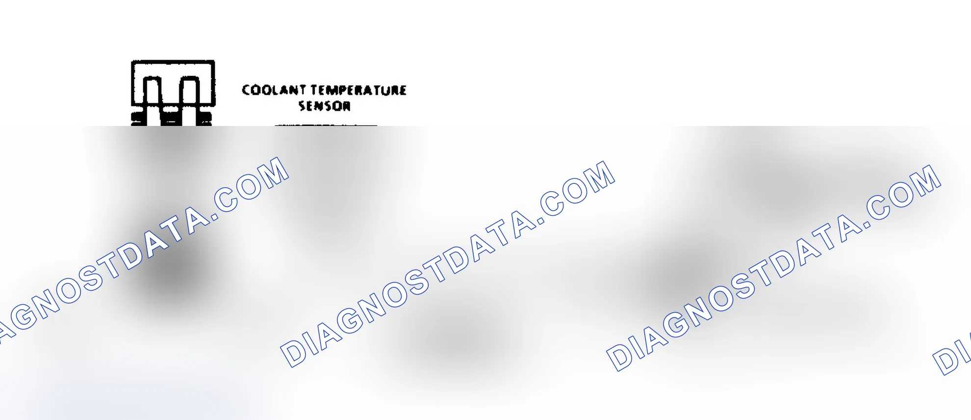 Scheme 310: Code 14 Schematic, Coolant Temp Sensor Signal Volt Low