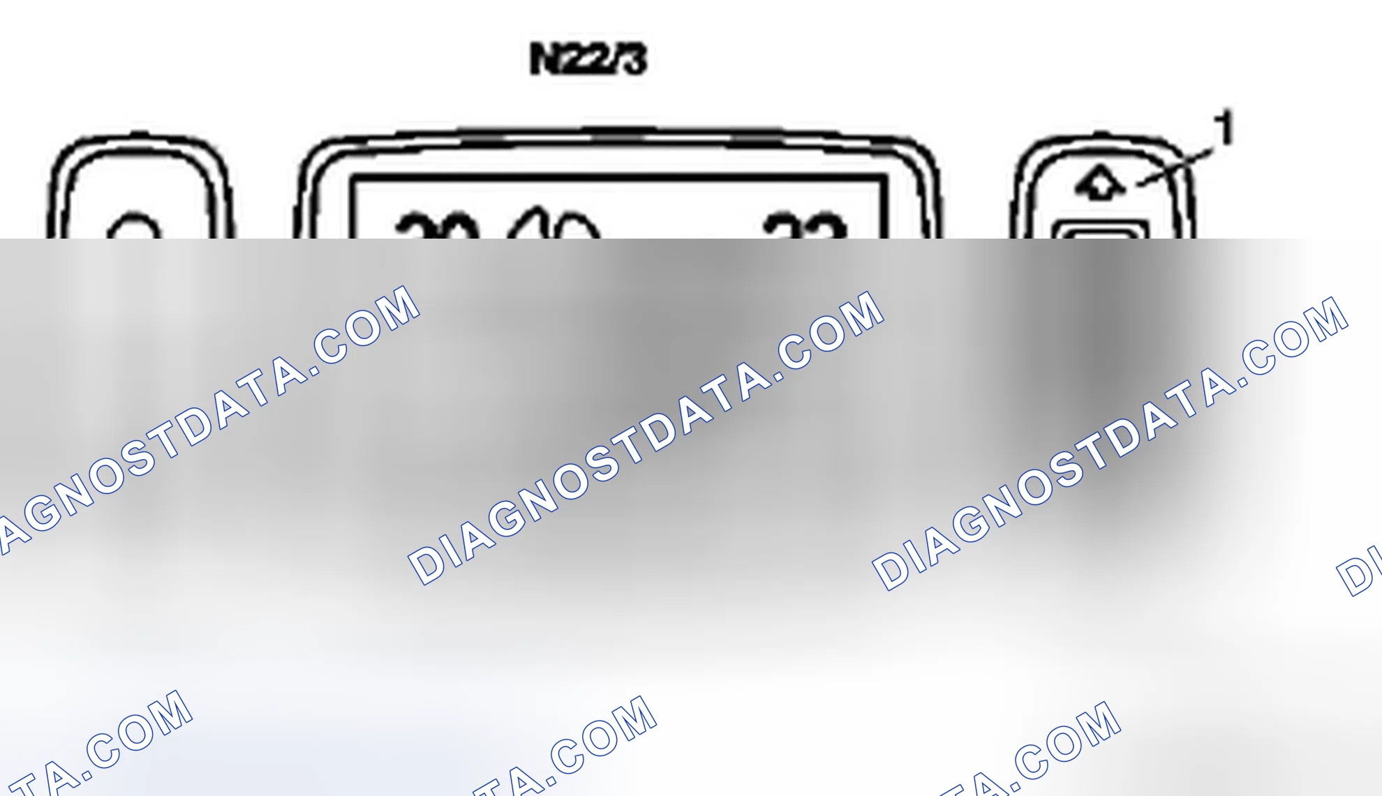 Scheme 75: Identifying Rear A/C Pushbutton Control Module And Air Distribution Controller
