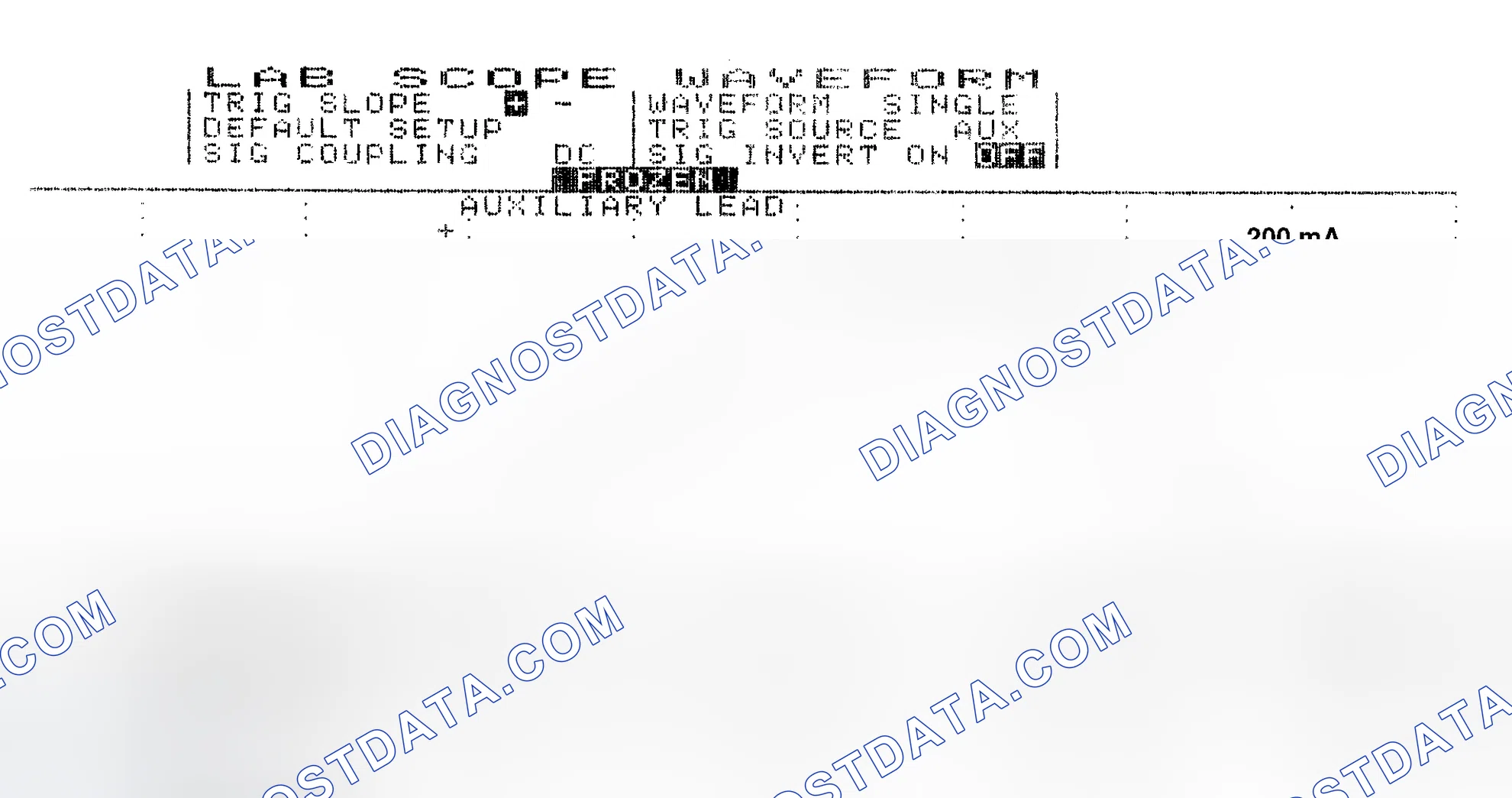 Scheme 13: Single Injector w/Normal Current Flow - Current Pattern