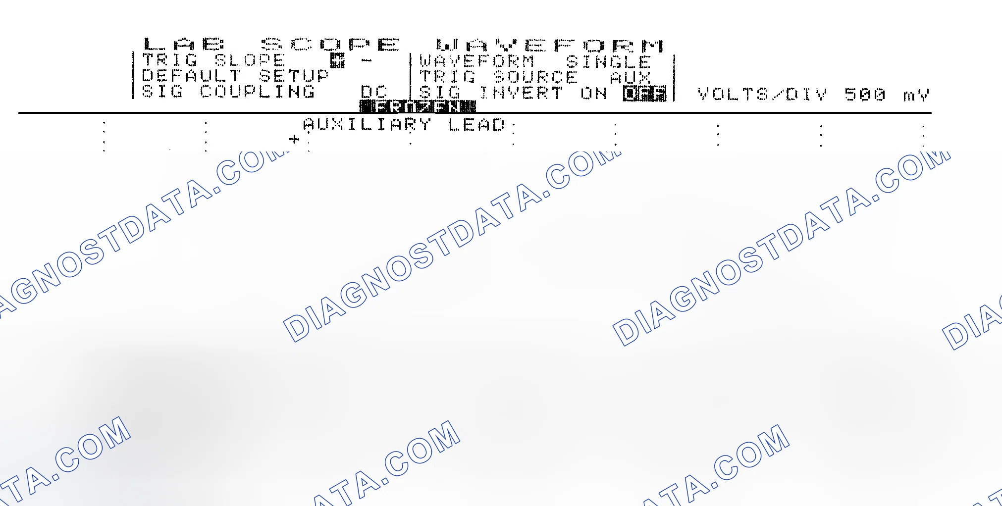 Scheme 14: Single Injector w/Excessive Current Flow - Current Pattern