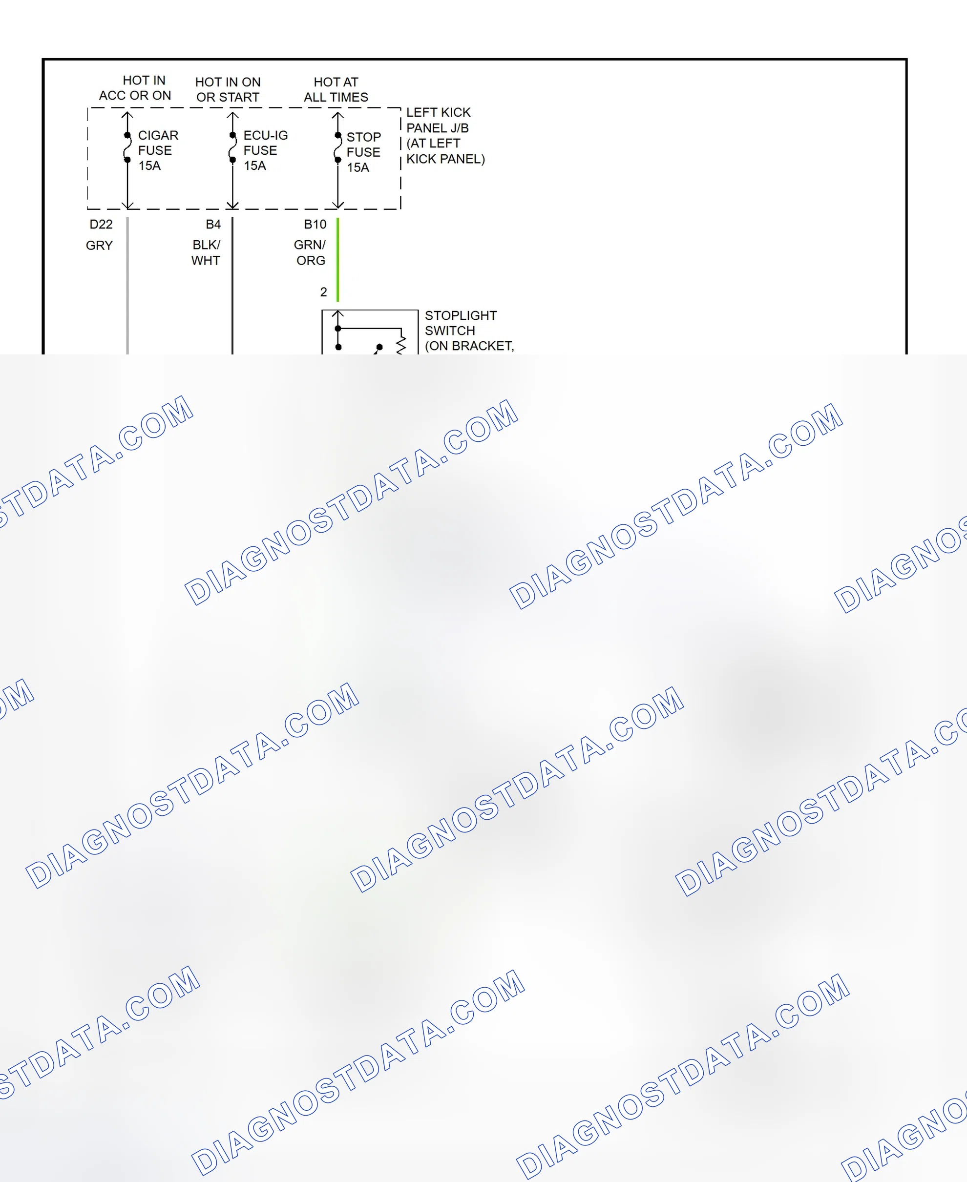 Scheme 339: Shift Interlock System Wiring Diagram (2001 - Lexus LX470)