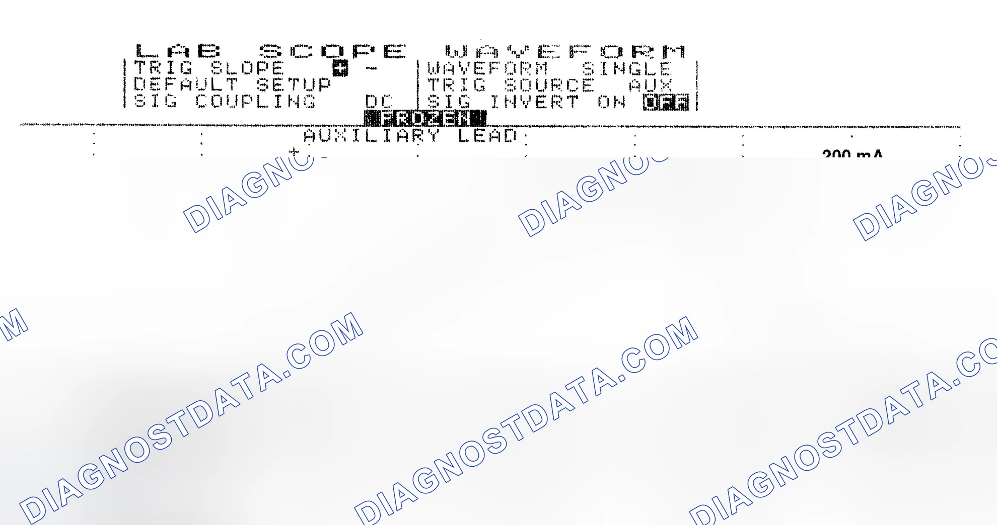 Scheme 13: Single Injector w/Normal Current Flow - Current Pattern