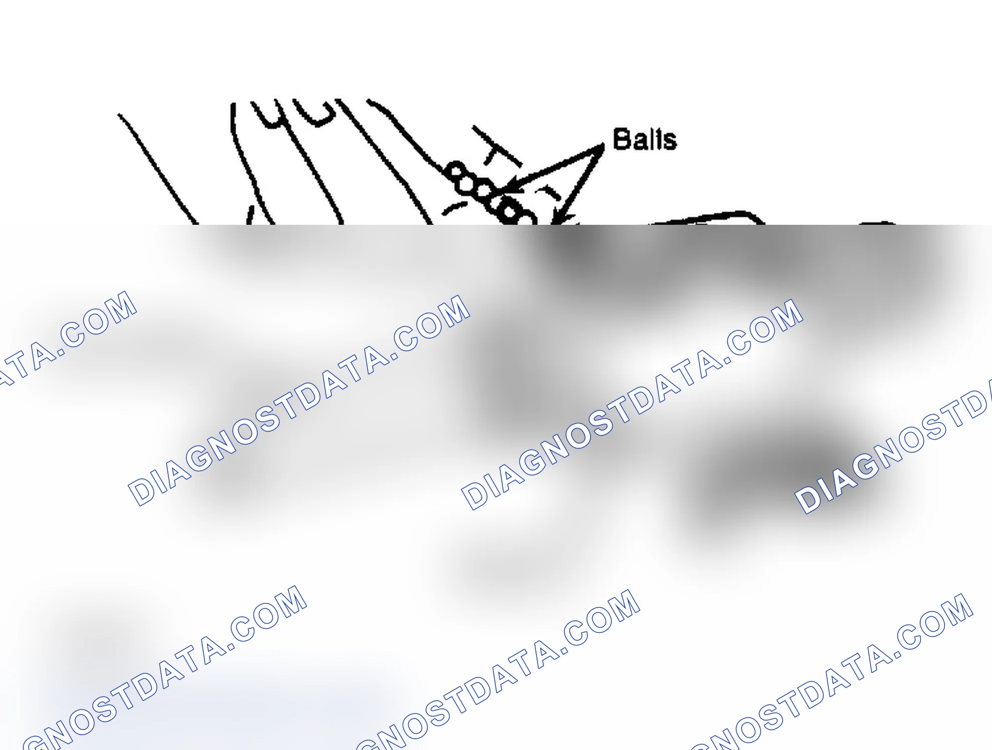 Scheme 6: Filling Ball Circuits Through Holes in Ball Nut. Do not rotate worm while installing balls.