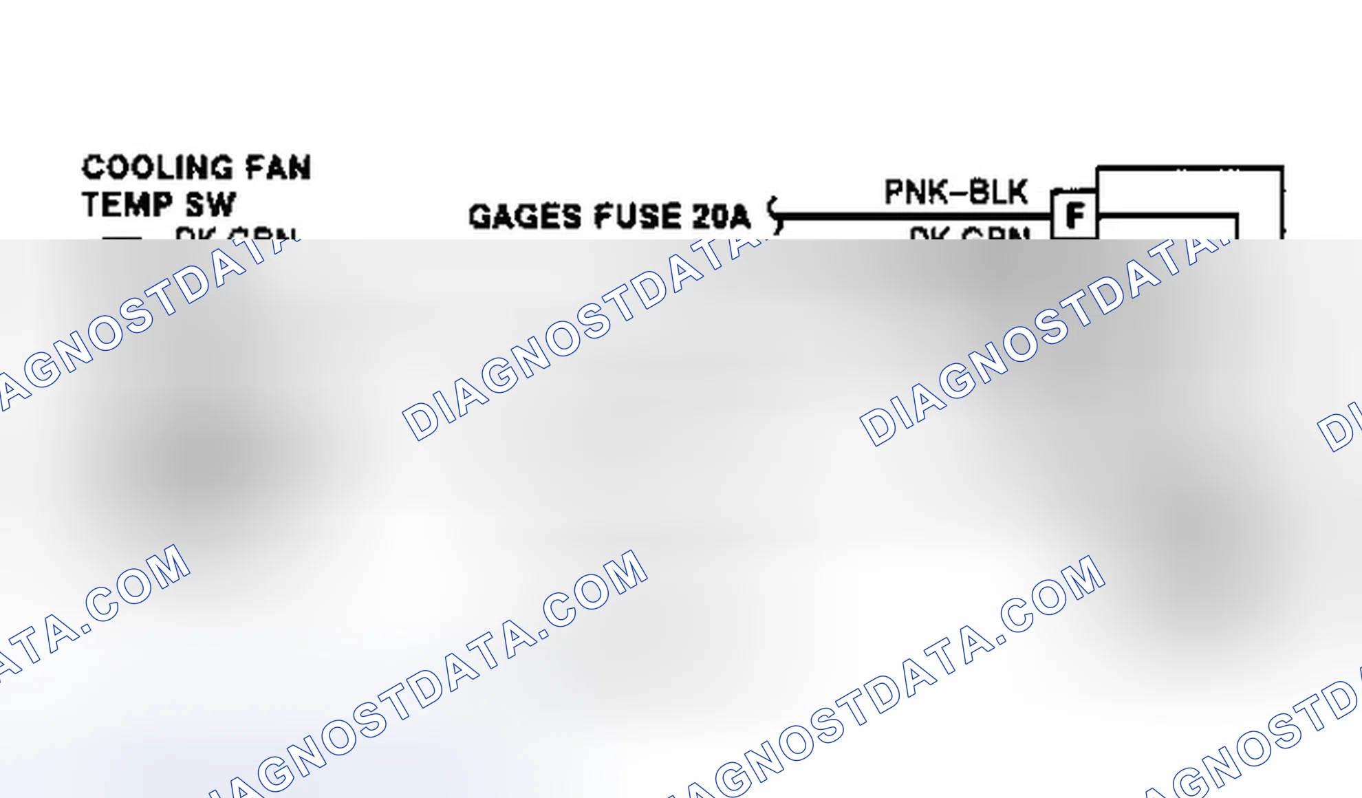 Scheme 5: Cooling Fan Circuit Wiring Diagram (G Series)