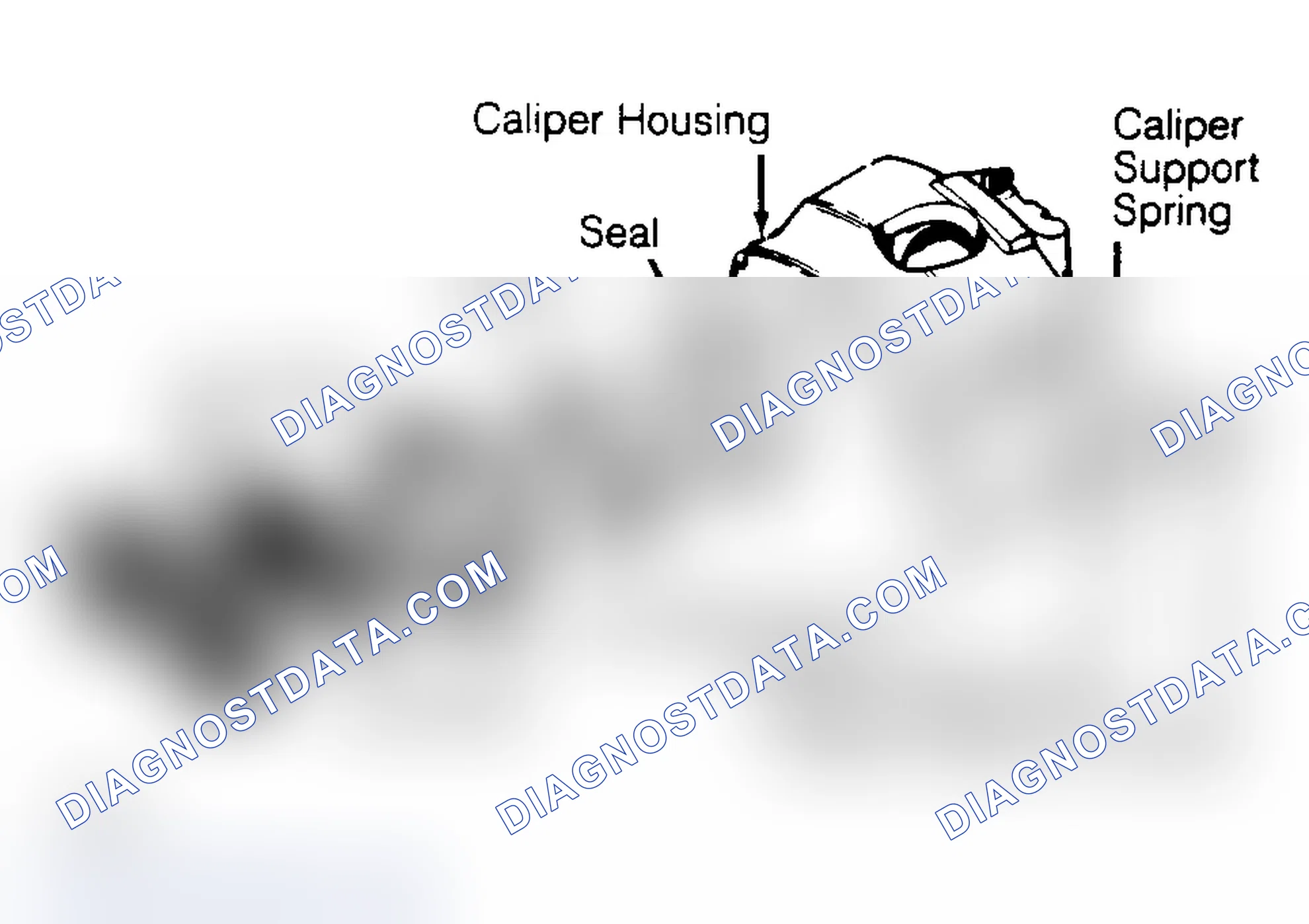 Scheme 29: Exploded View of Bendix Sliding Caliper Assembly