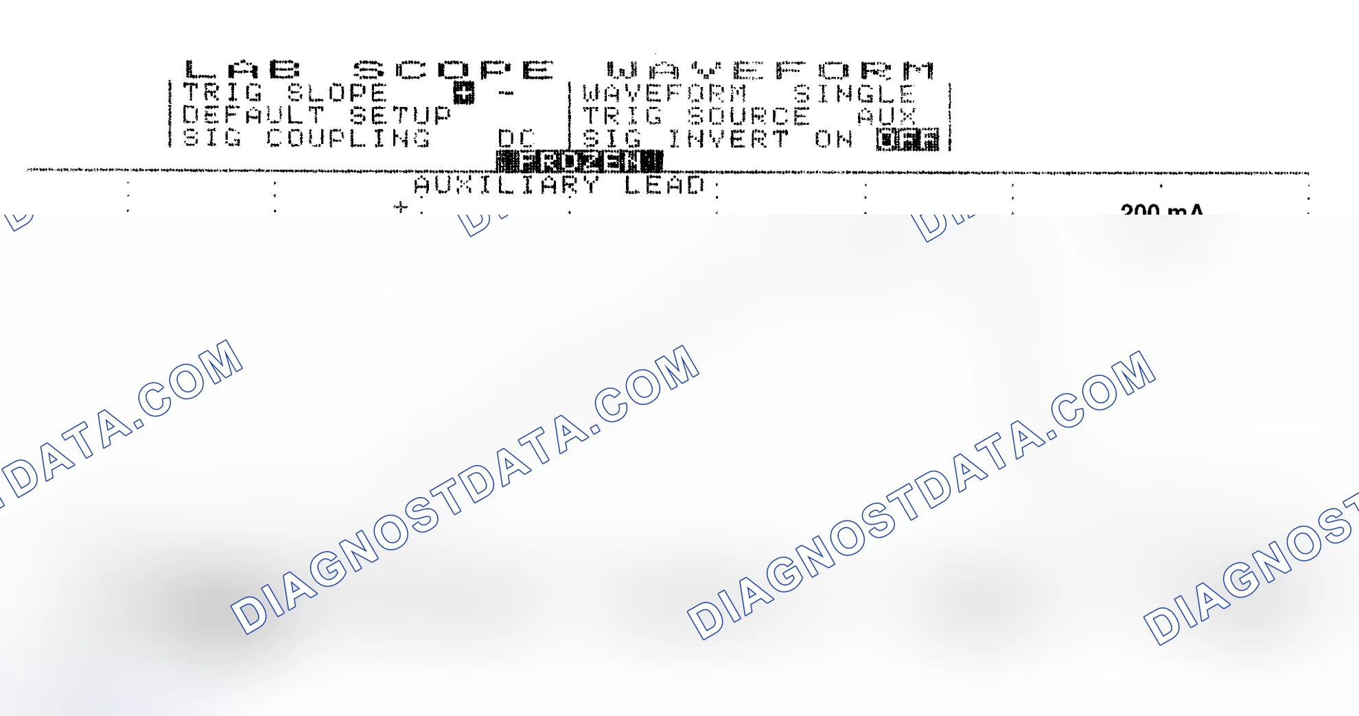 Scheme 13: Single Injector w/Normal Current Flow - Current Pattern