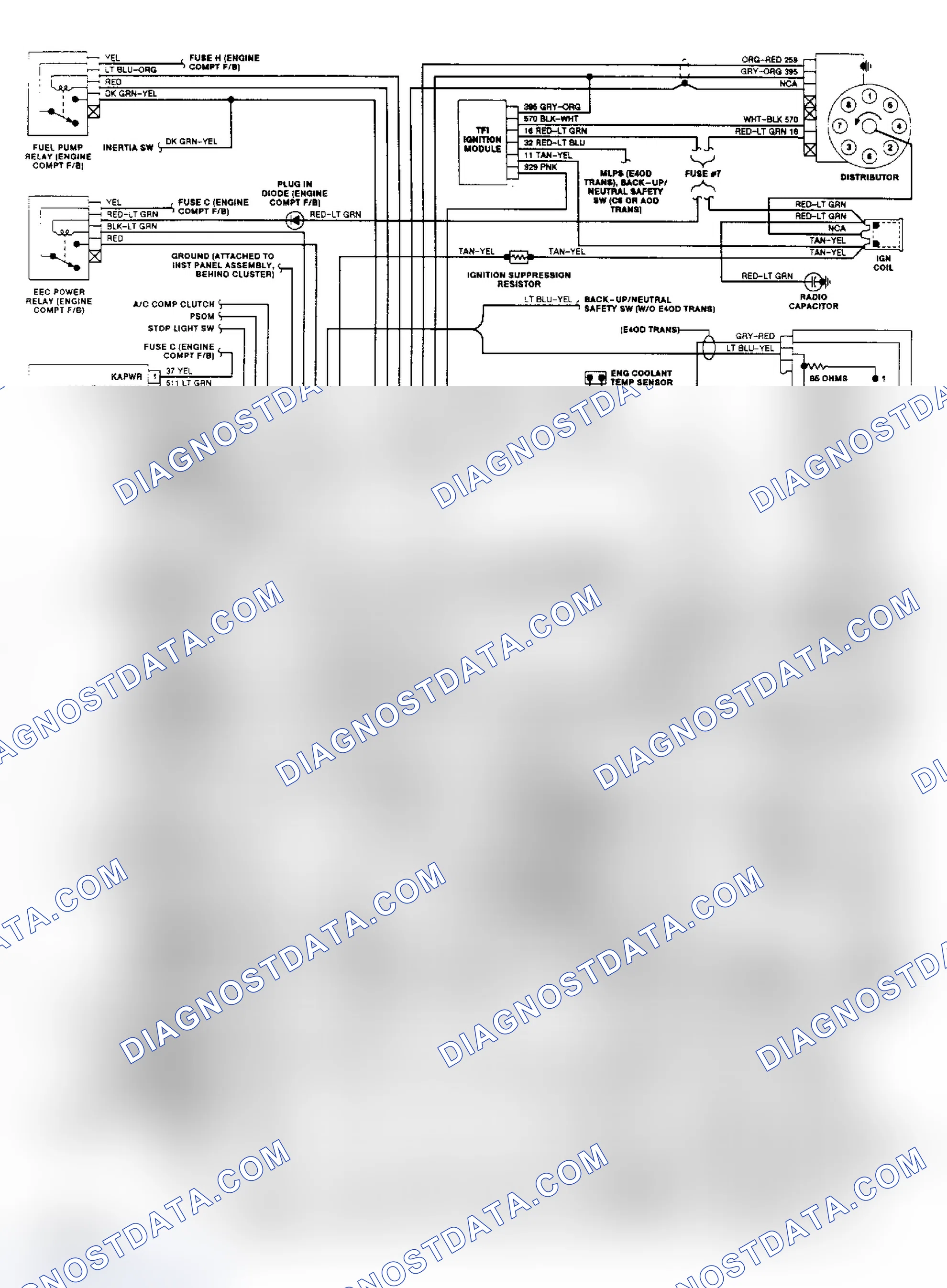 Scheme 14: Wiring Diagram (7.5L - Van)