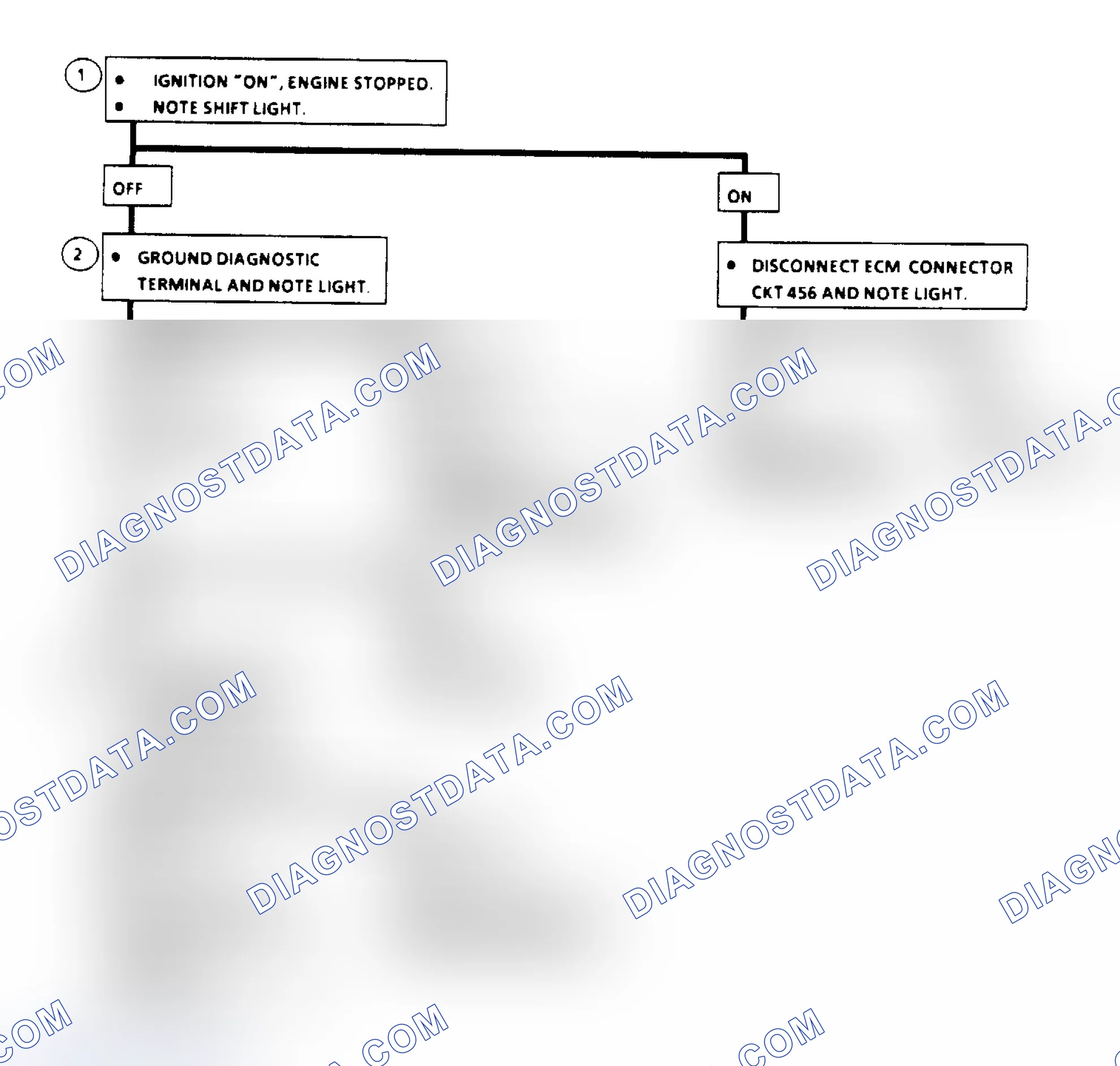 Scheme 45: Manual Transmission Shift Light Check Flow Chart