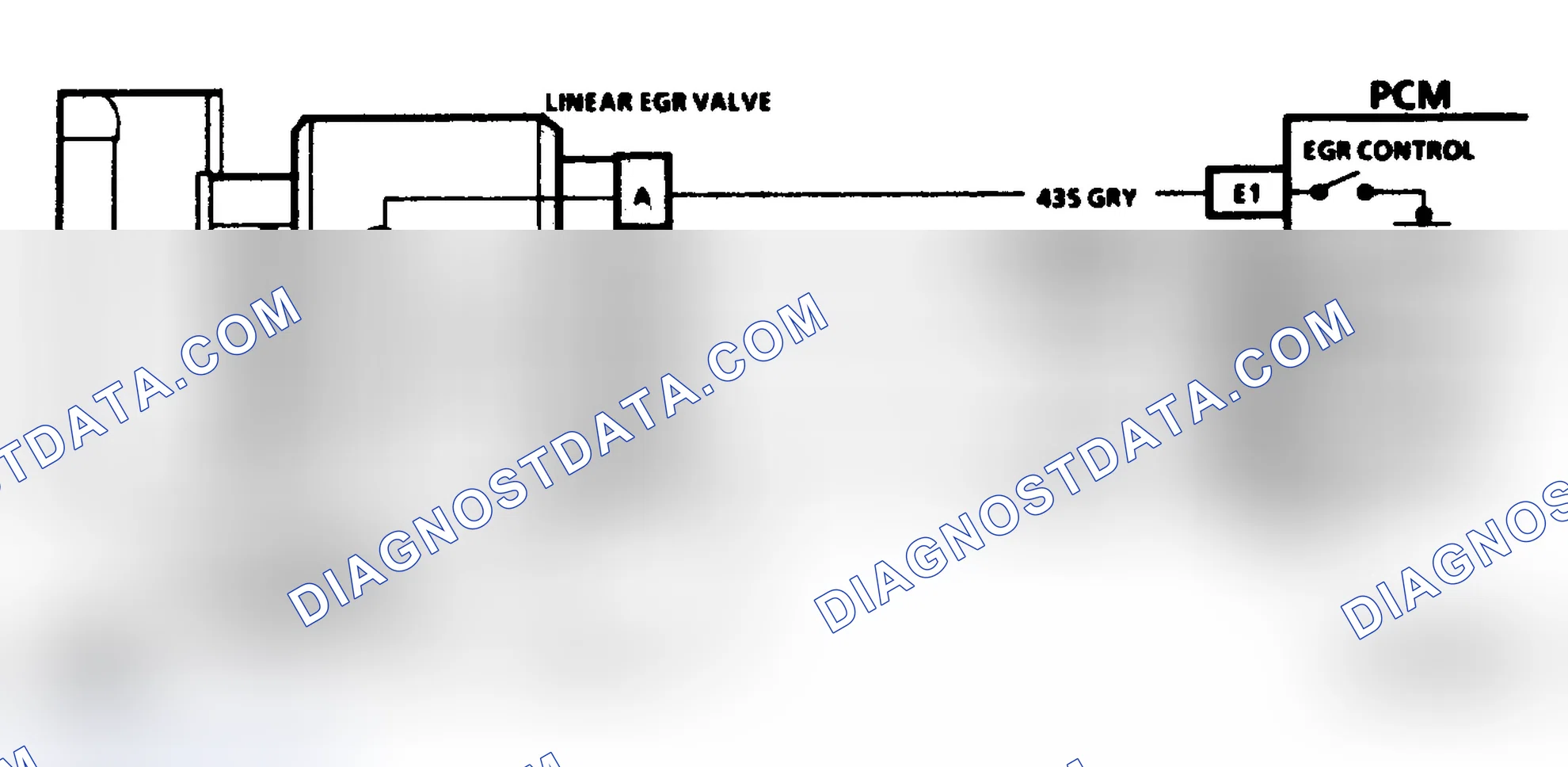 Scheme 110: Code 32 Schematic ("P" Series 7.4L) EGR Circuit Error With Linear EGR