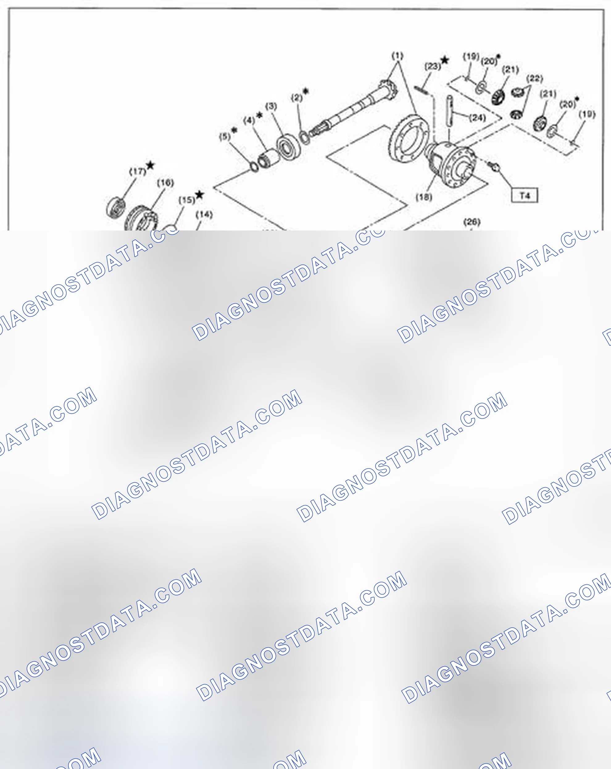 Scheme 80: REAR DIFFERENTIAL (VA2-TYPE)