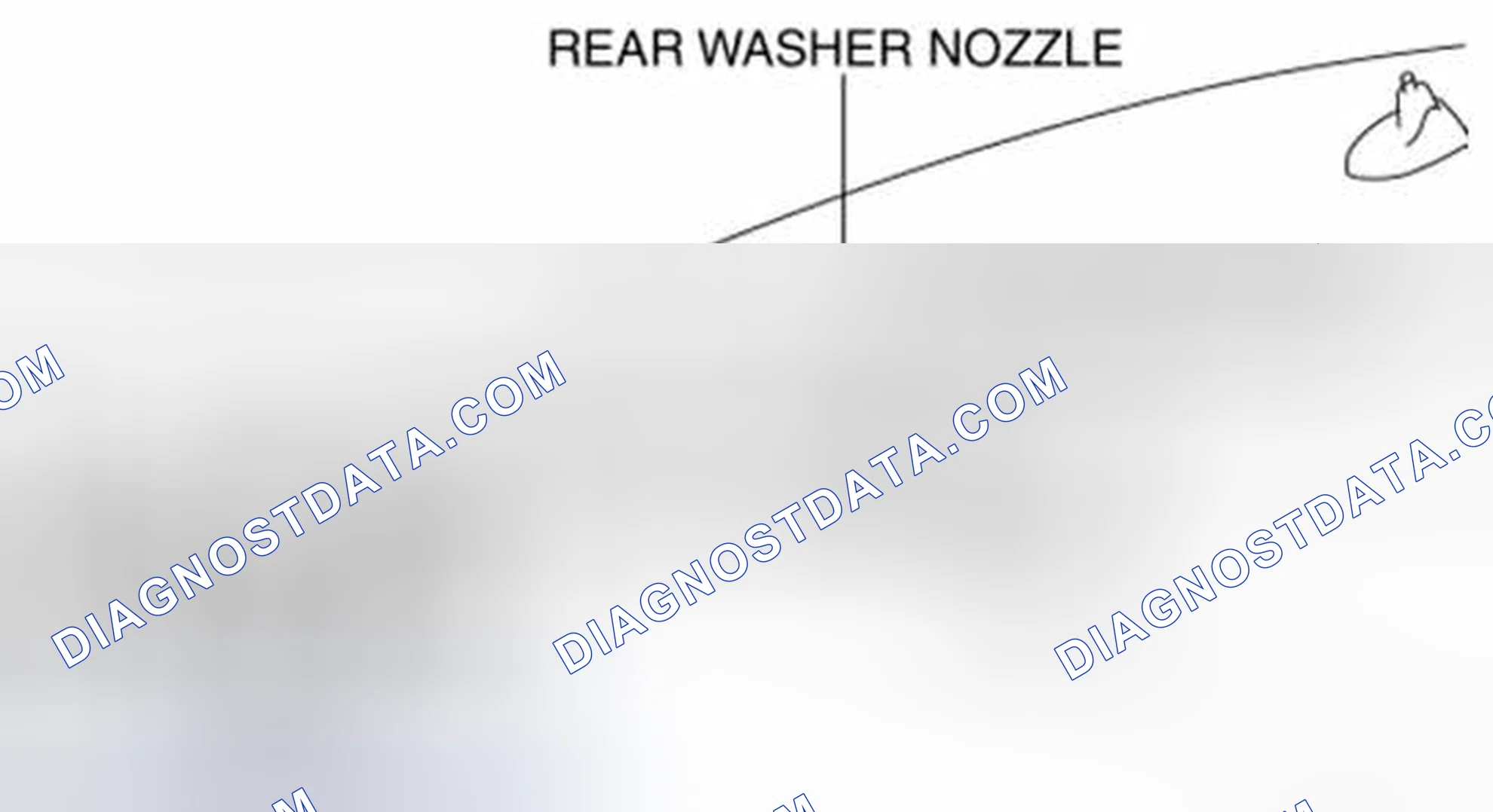 Scheme 30: REAR WASHER NOZZLE REMOVAL/INSTALLATION