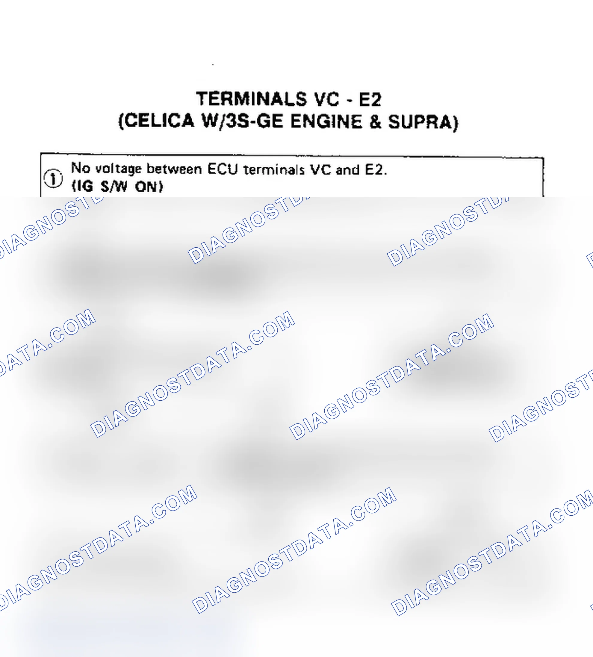 Scheme 101: Terminals VC - E2 (W/3S-GE Engine) (3 Of 5)