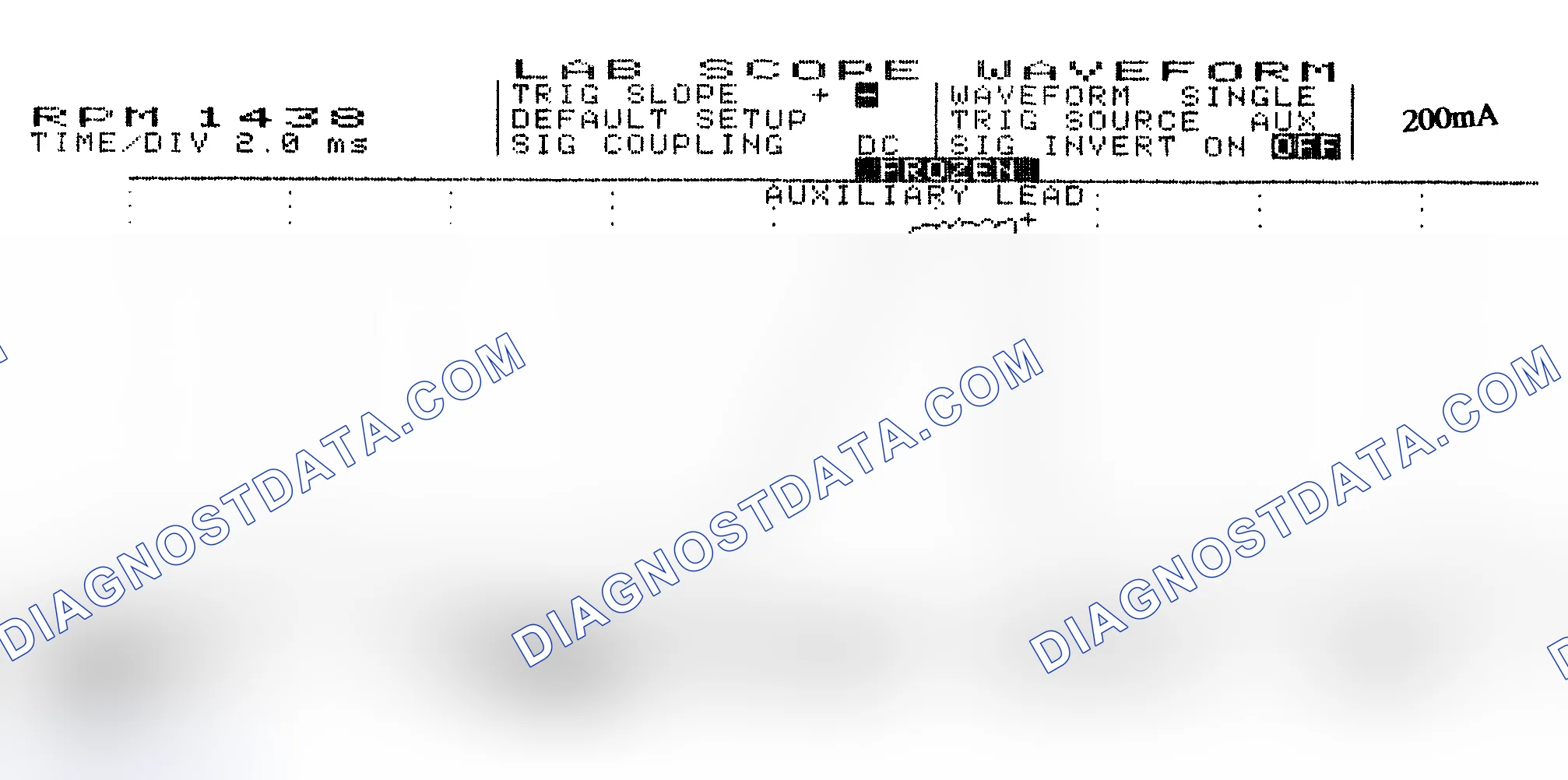 Scheme 15: Single Injector w/Normal Current Flow - Current Pattern